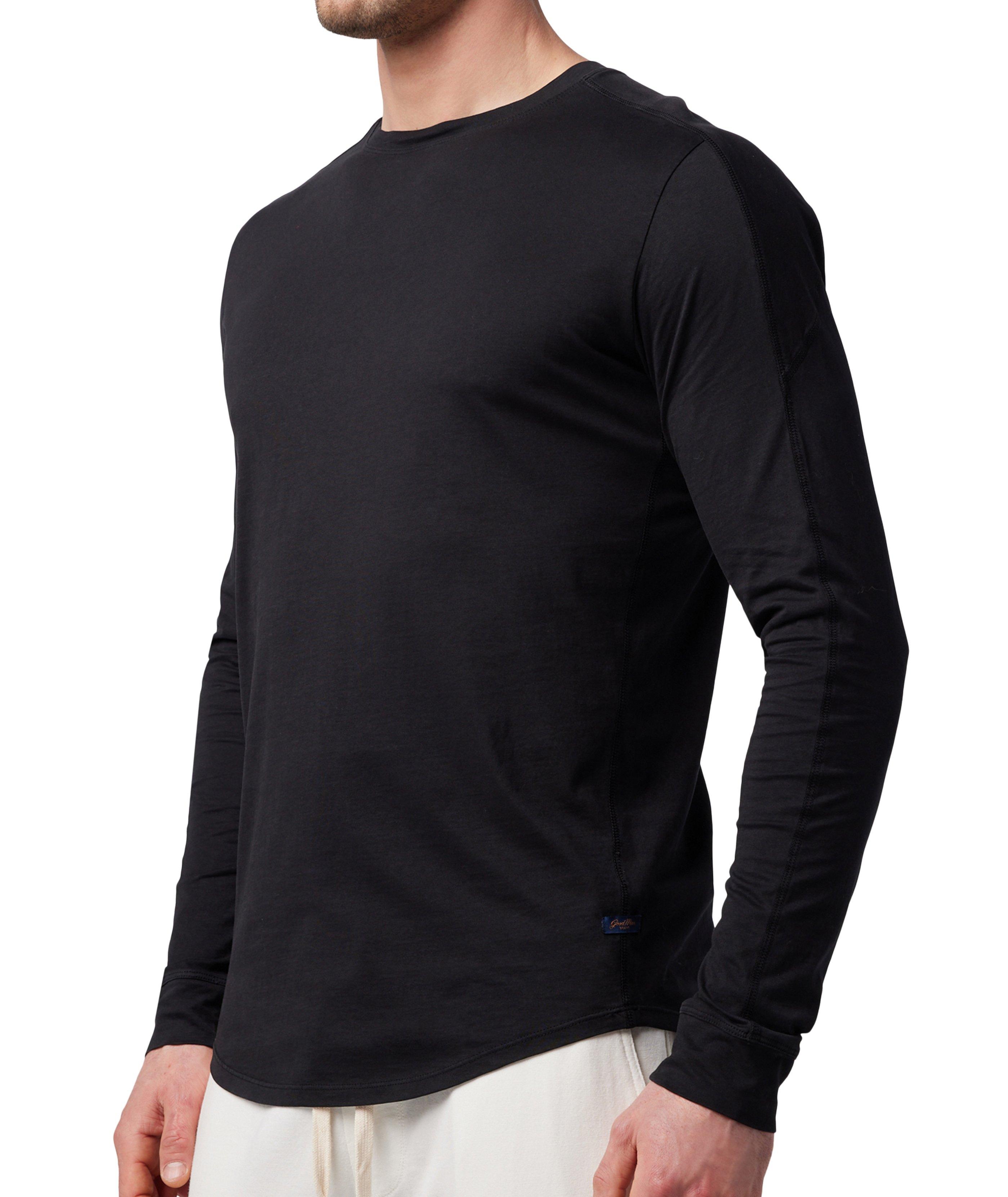 Long-Sleeve Crew Neck Jersey T-Shirt image 3