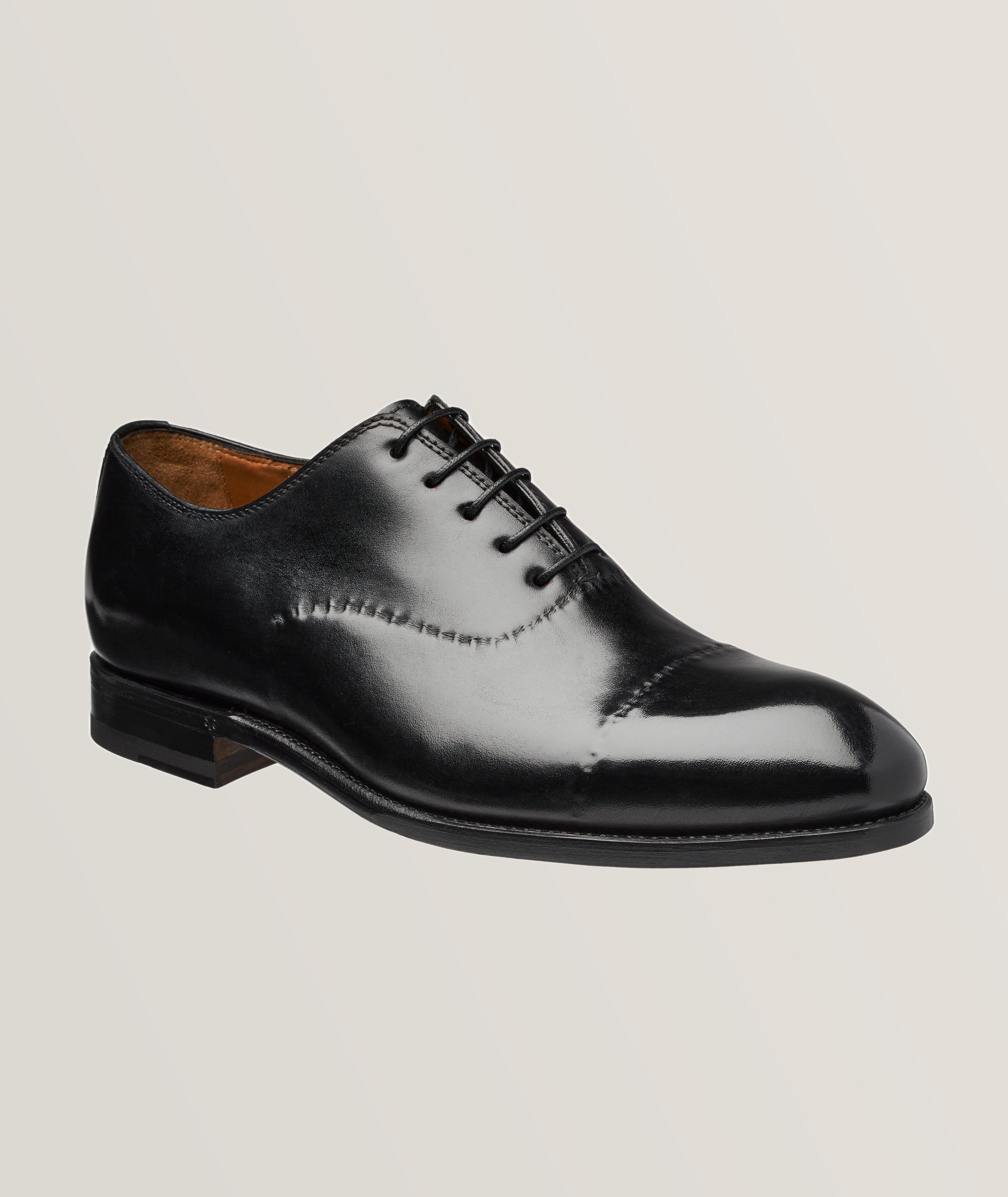 Bontoni Chaussure Lacée Vittorio En Cuir En Noir , Taille Homme 43.5