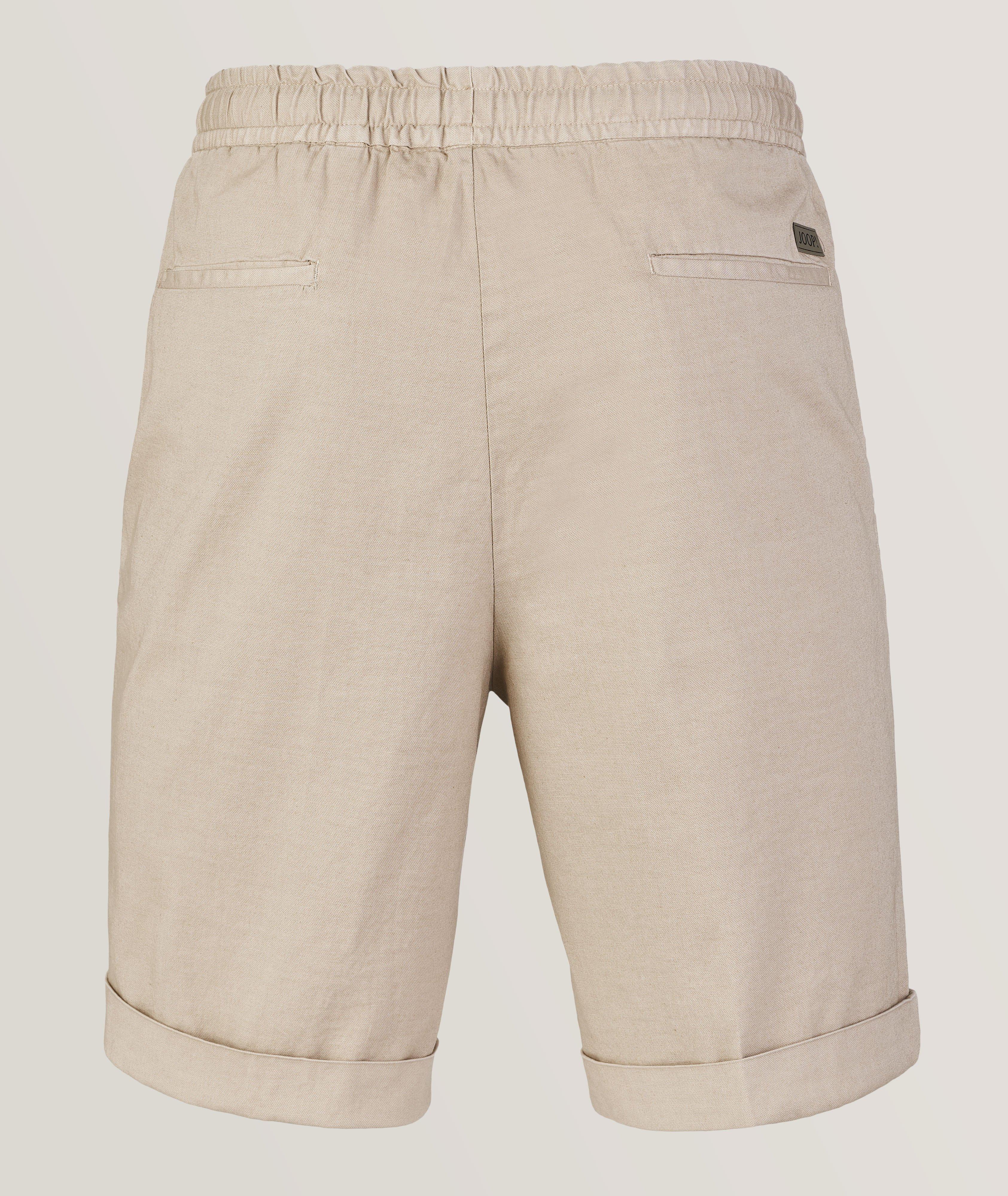 Drawstring Stretch-Cotton Shorts image 1