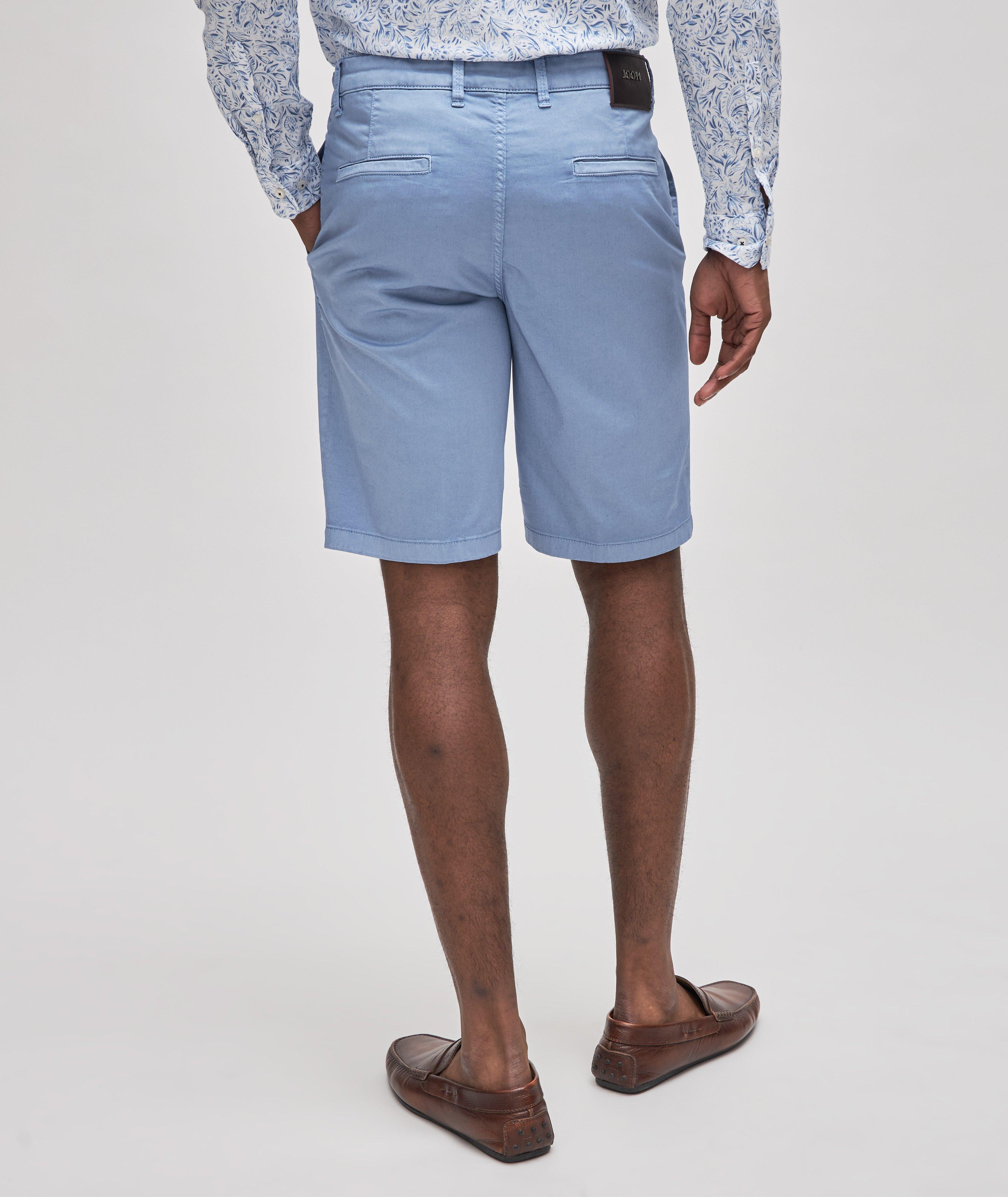 Solid Stretch-Cotton Chino Shorts image 3