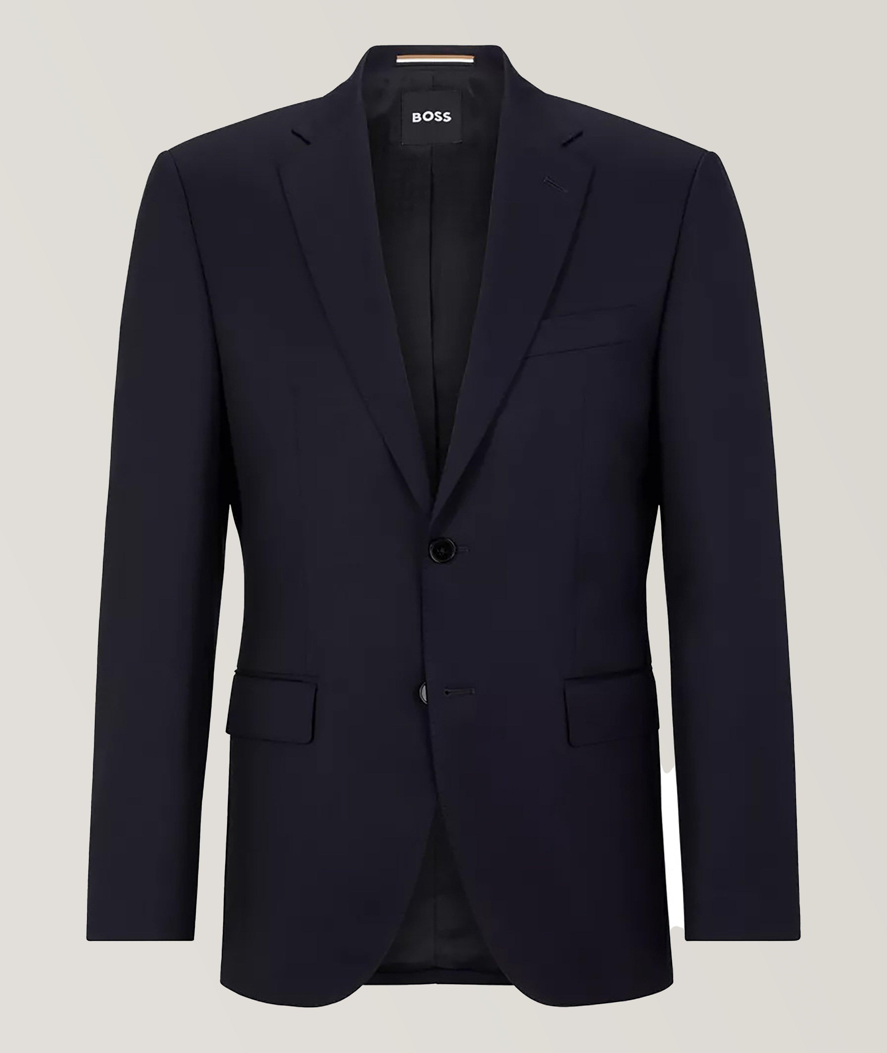 Single-Breasted Virgin-Wool Serge Sport Jacket