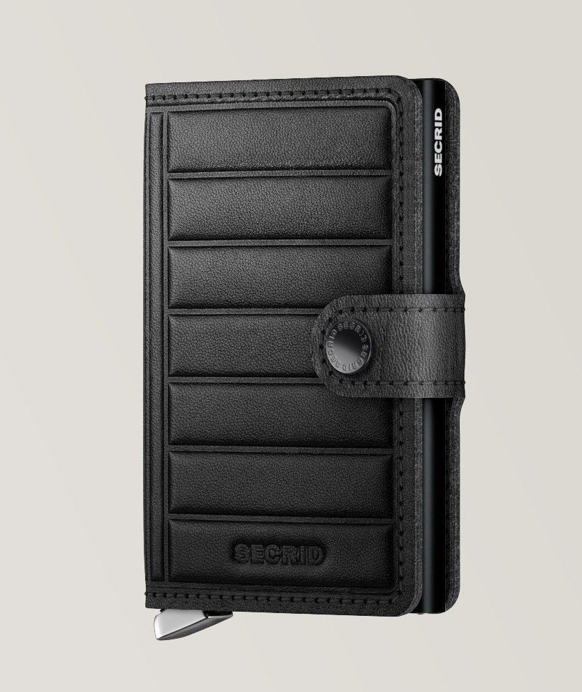 Premium Collection Emboss Lines Sheep Leather Miniwallet