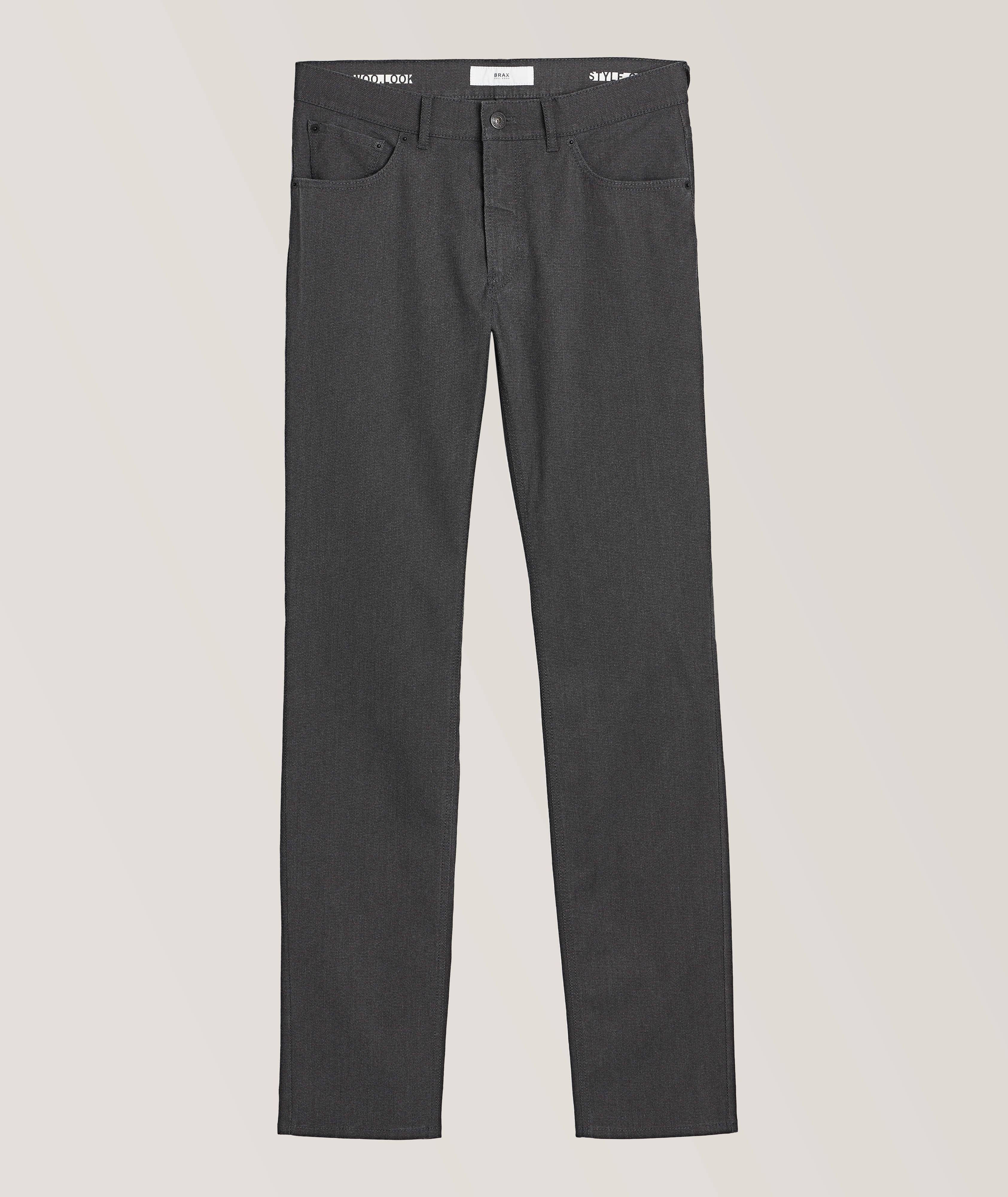 Pantalon Chuck en tissu Woo.Look image 0