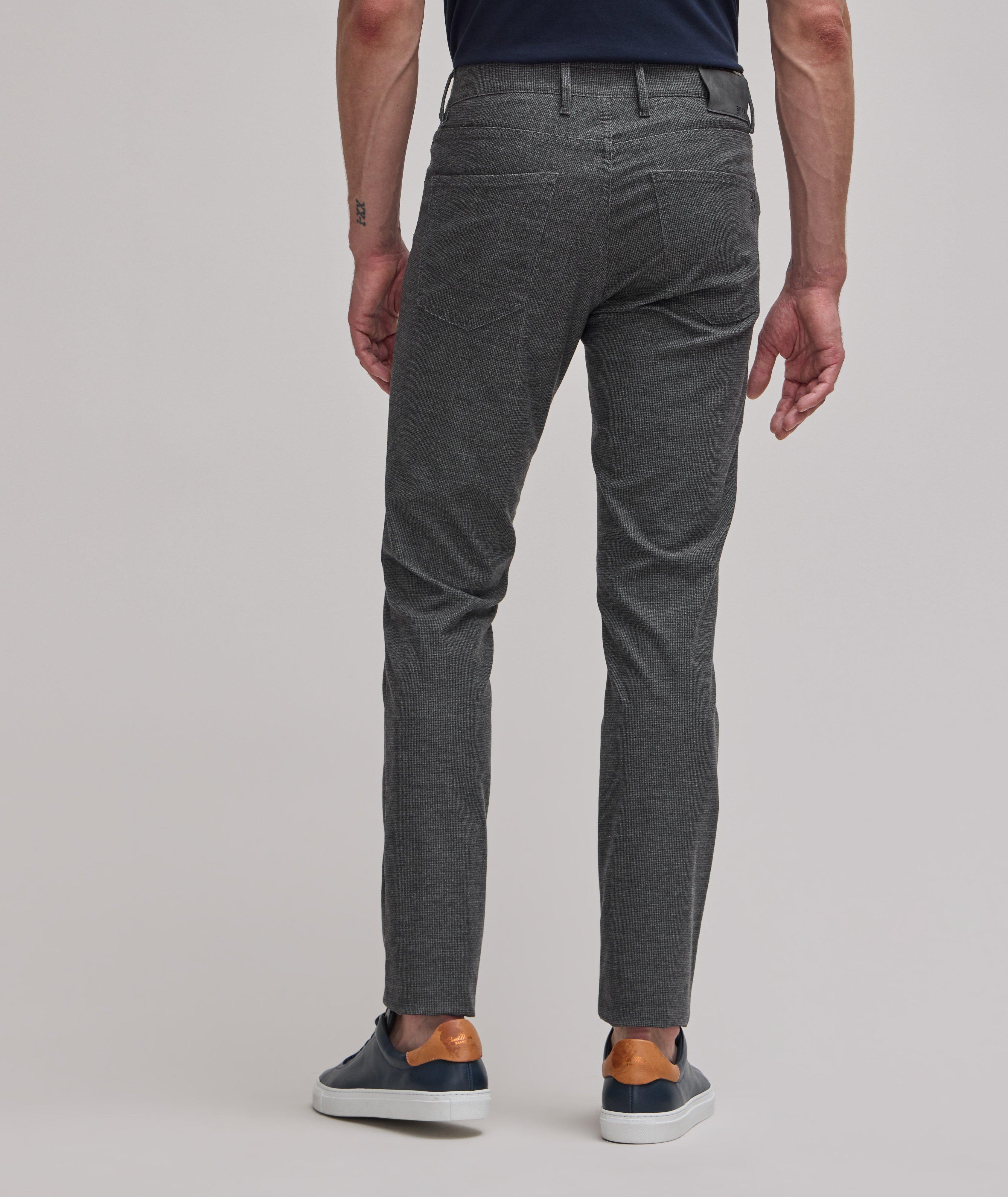 Chuck Micro Herringbone Woo Look Cotton-Stretch Pants image 2