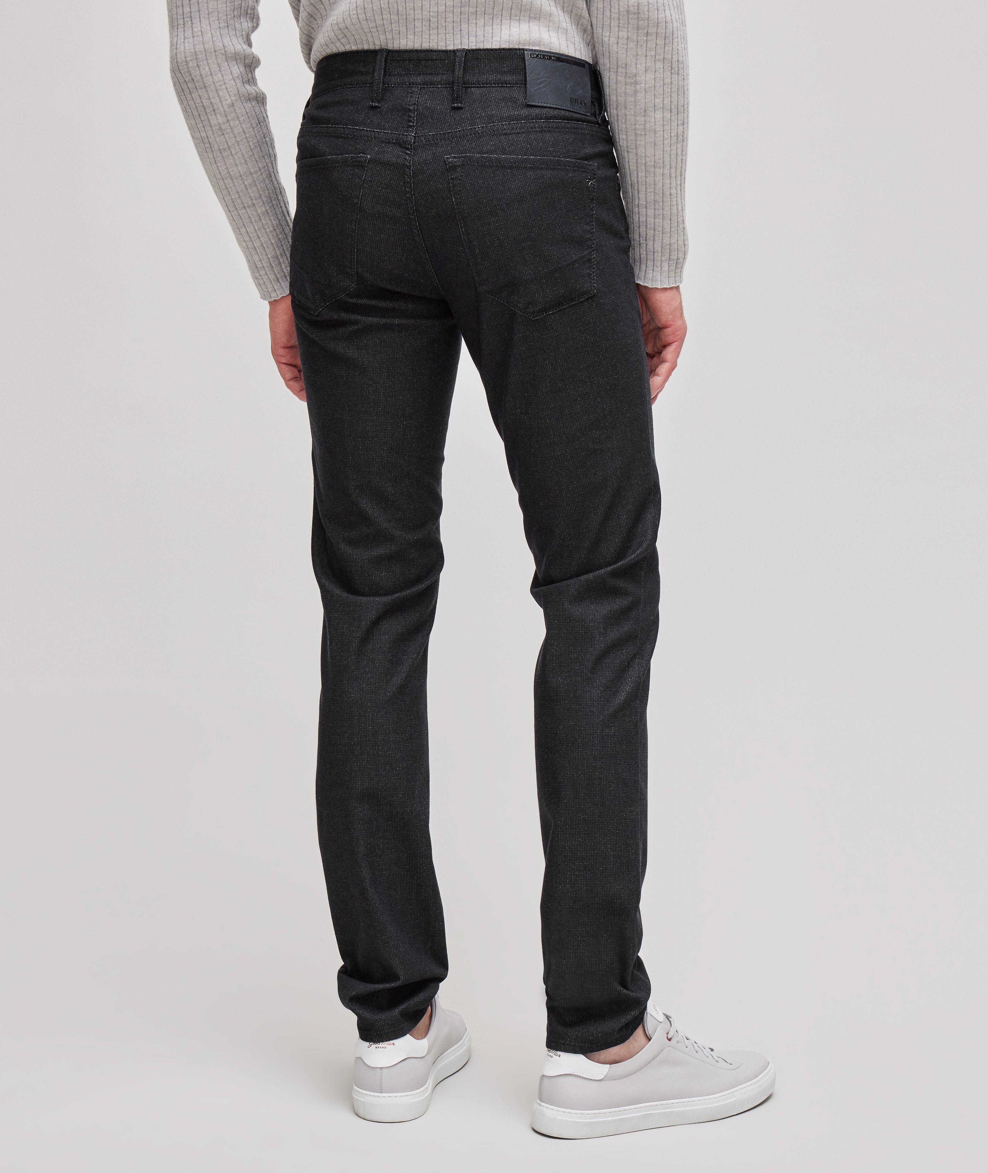 Chuck Micro Herringbone Woo Look Cotton-Stretch Pants image 2