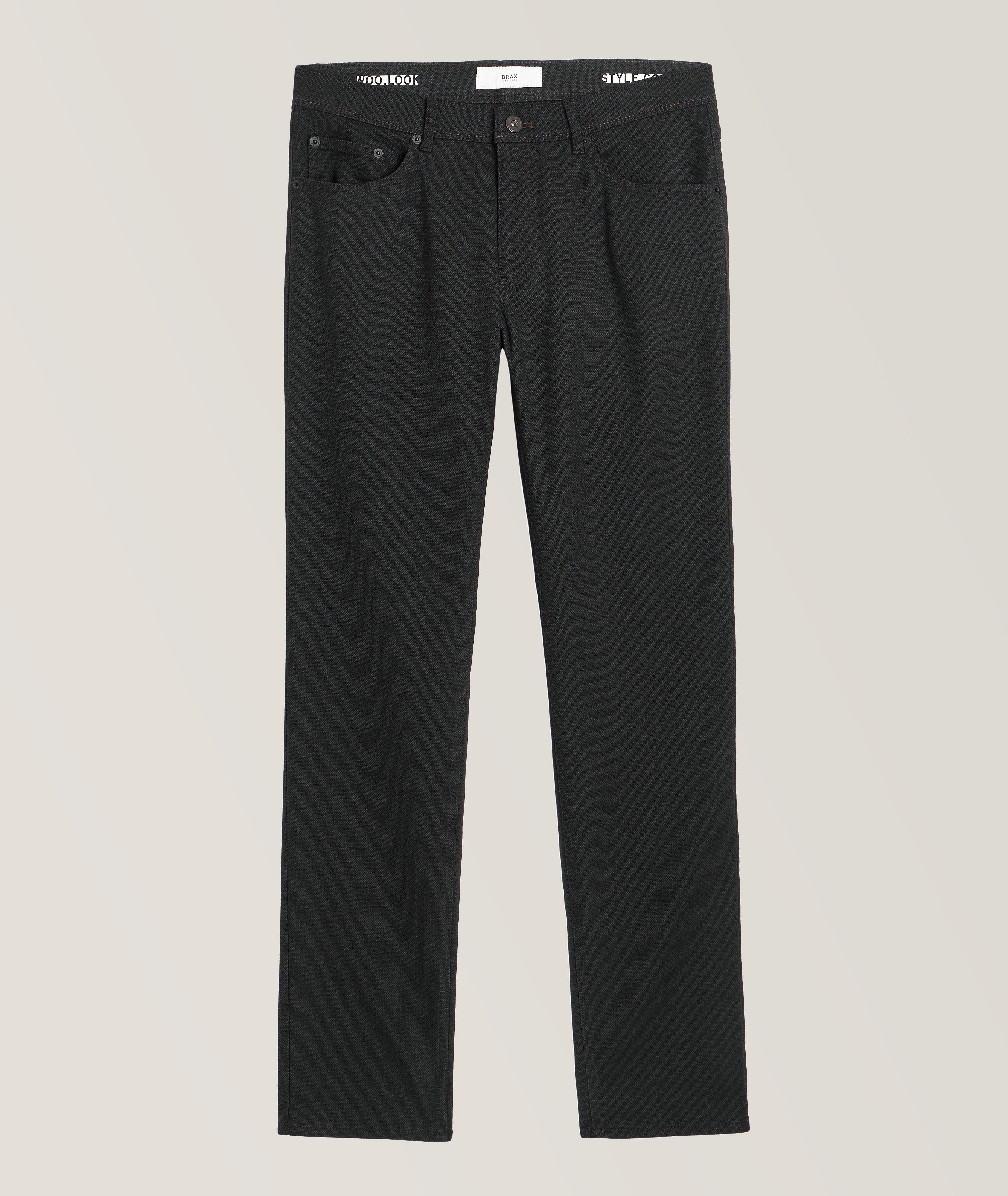Cooper Fancy Dual-Tone Stretch-Cotton Pants  image 0