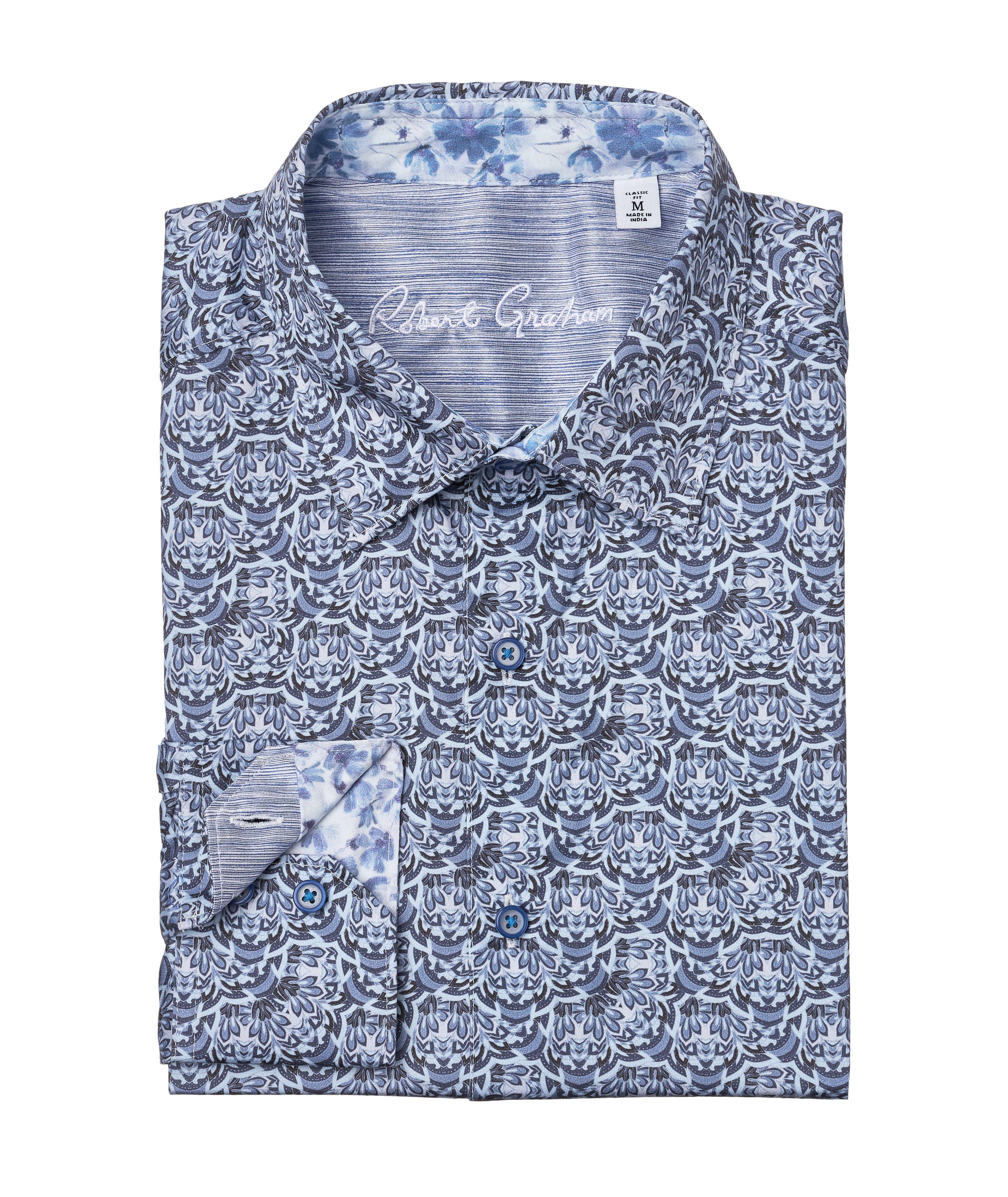 Bisley Tonal Floral Cotton Sport Shirt image 0