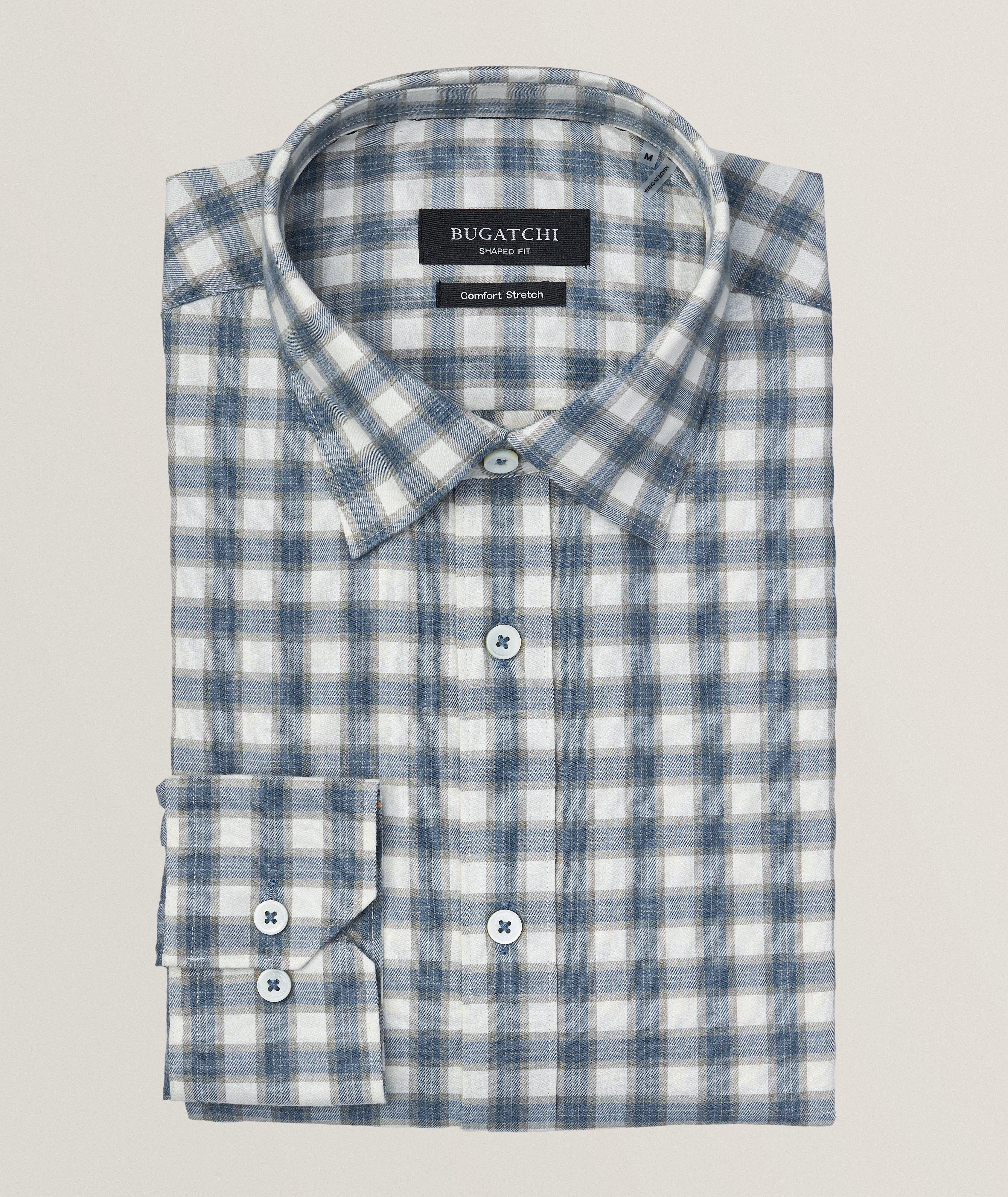 Plaid Comfort Stretch-Comfort Sport Shirt image 0
