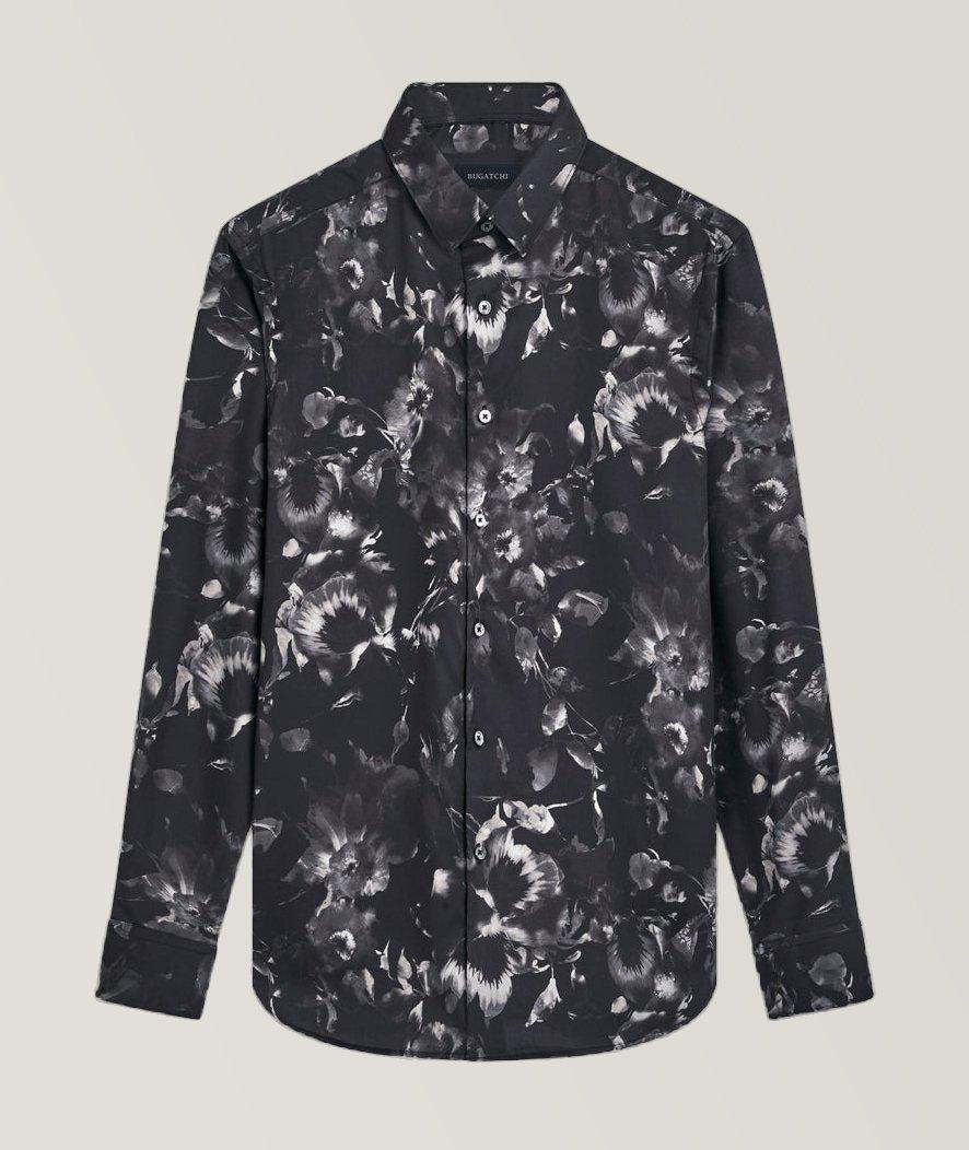 Julian Airbrush Floral Lyocell Sport Shirt image 0