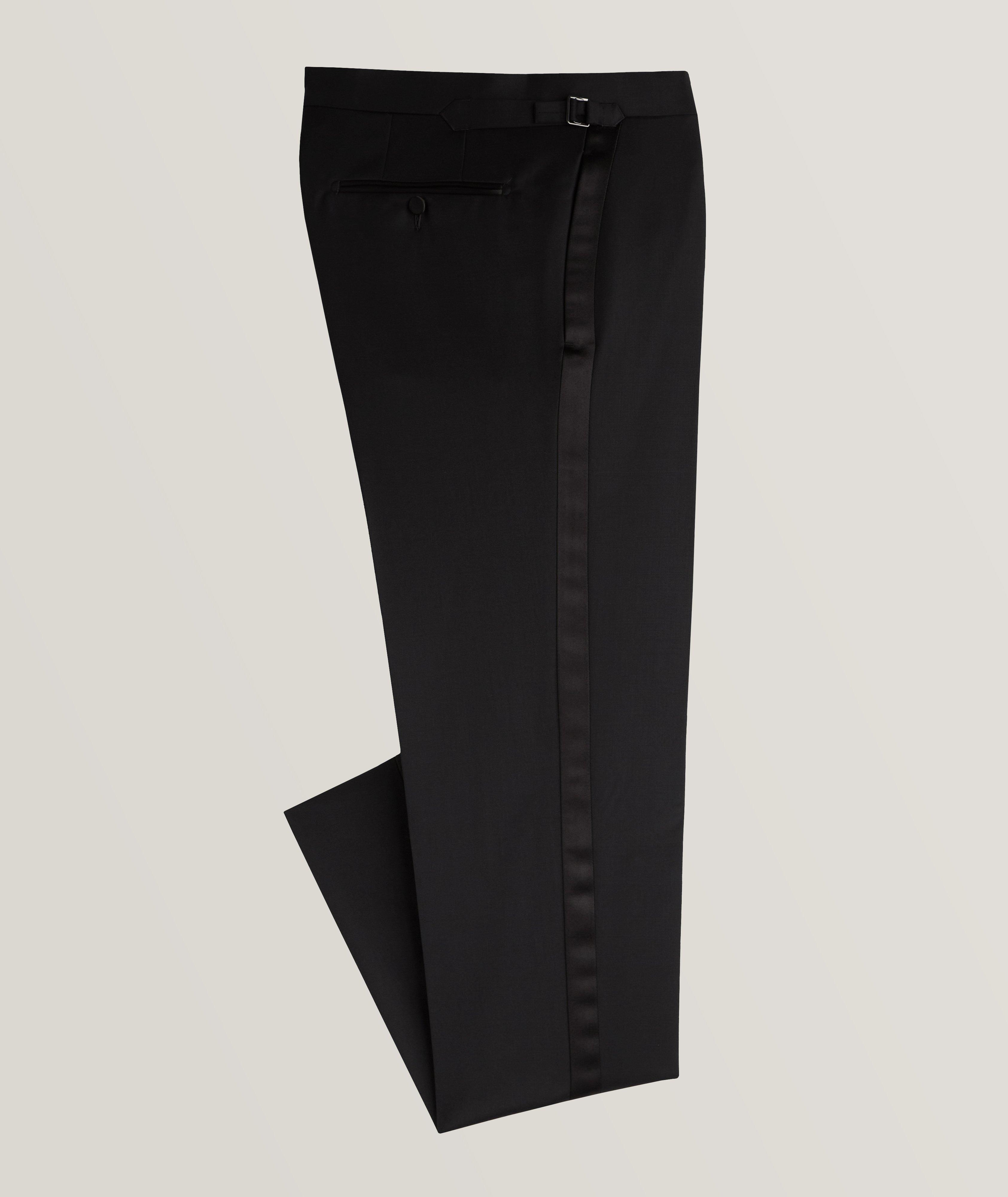 Tom Ford Pantalon De Smoking En Laine Et En Mohair En Noir , Taille Homme 32