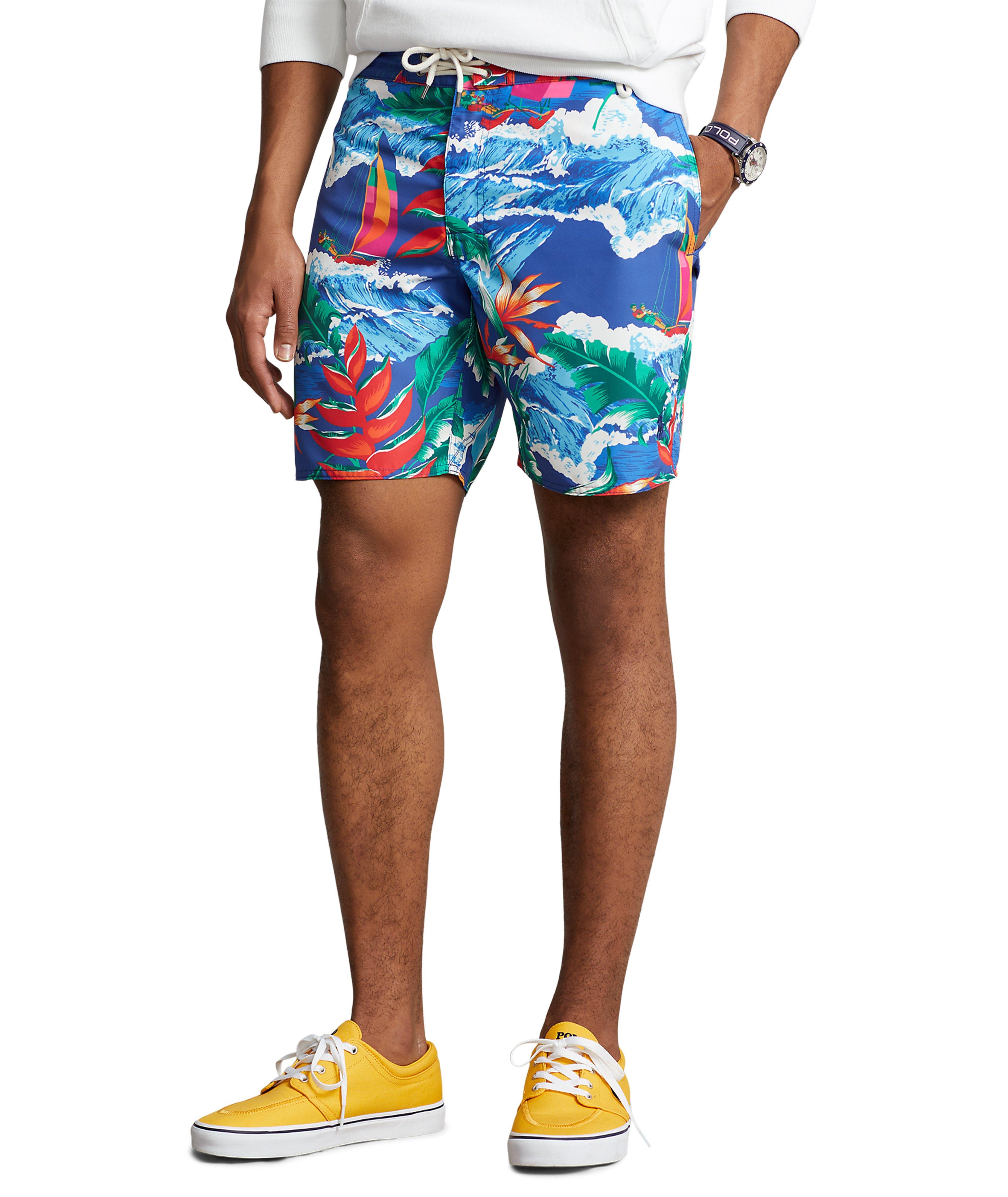Hoffman Print Swim Trunks image 1