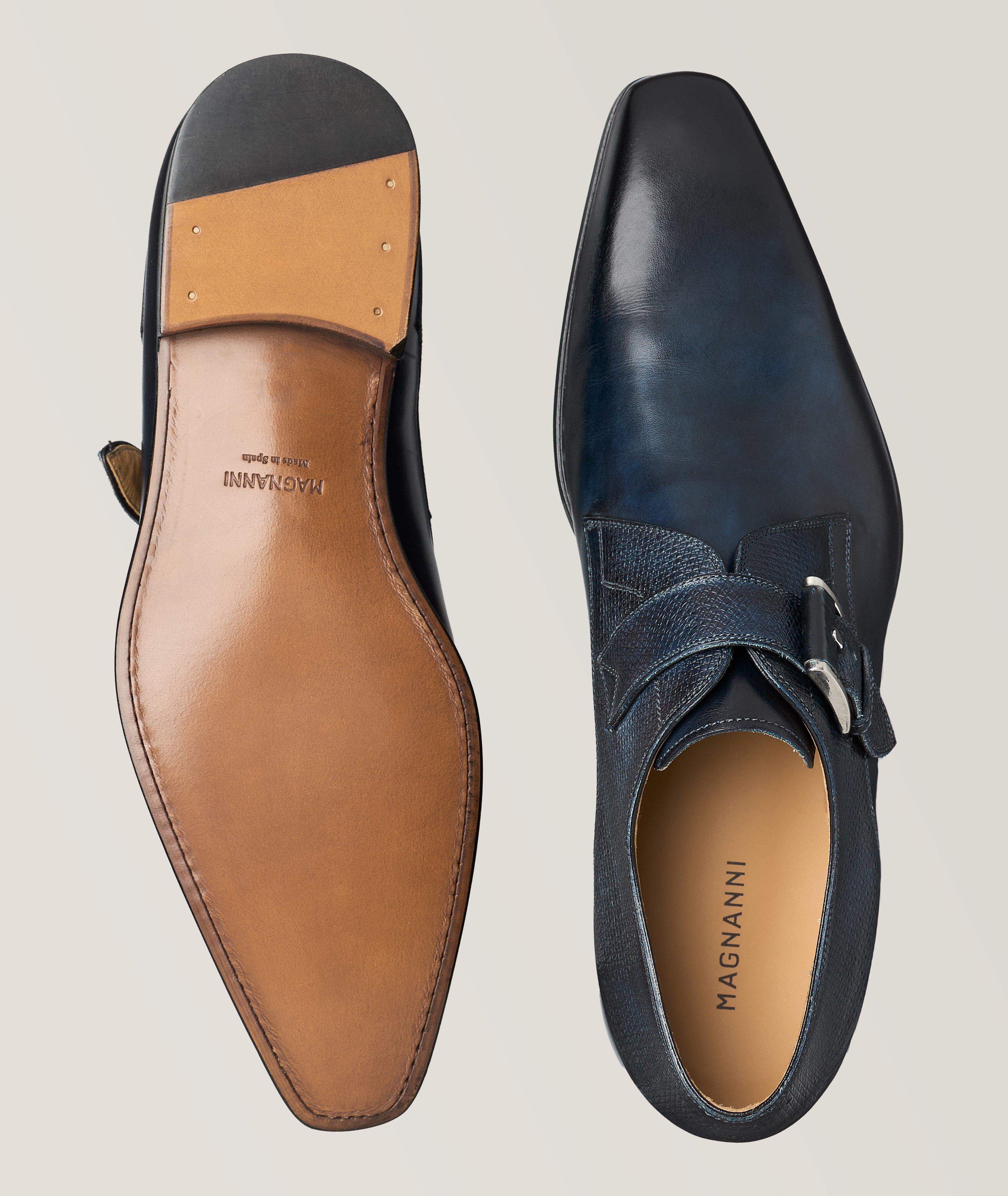 Magnanni Farrell Leather Monkstraps | Dress Shoes | Final Cut