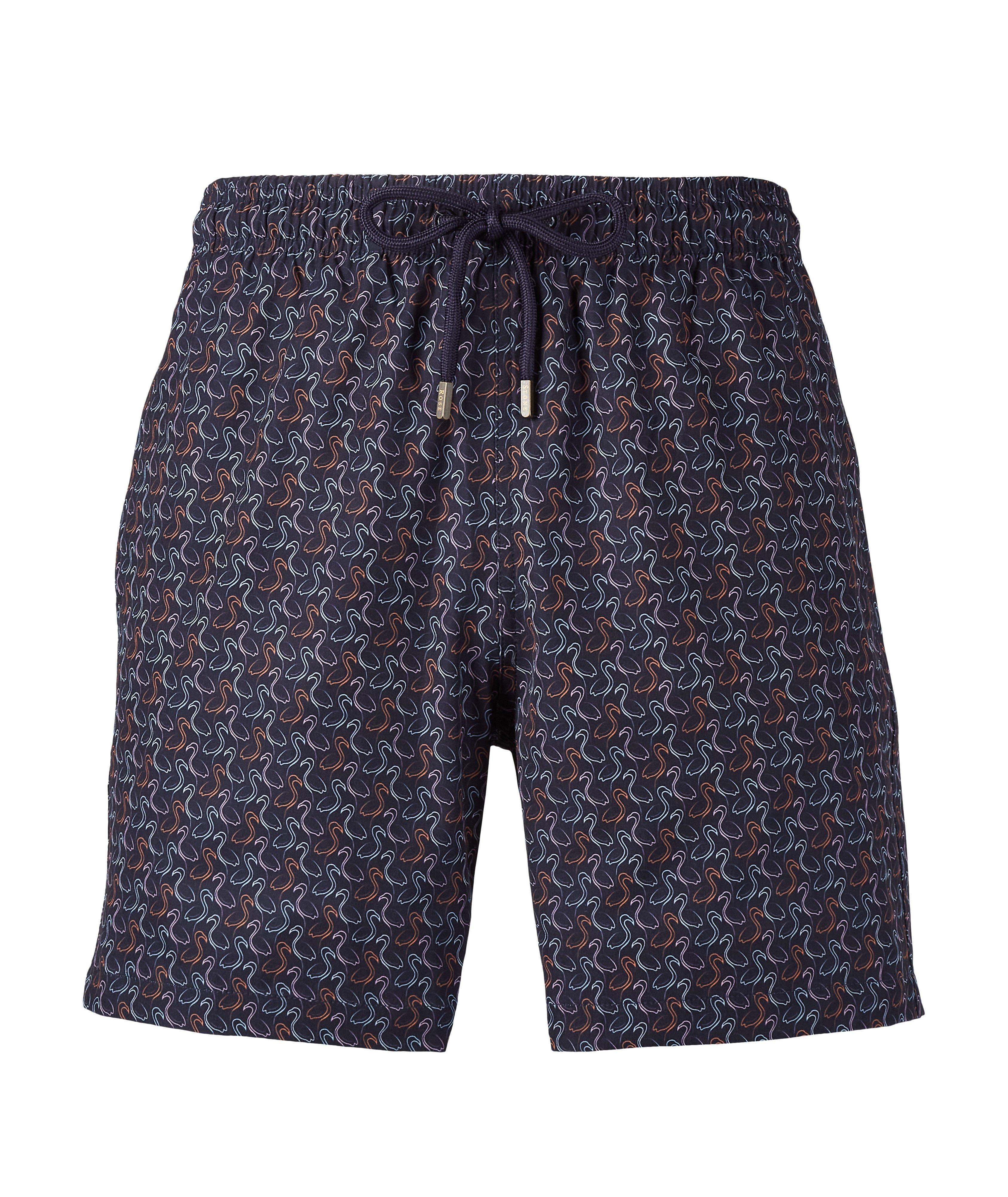 Flamingo Print Swim Shorts image 0