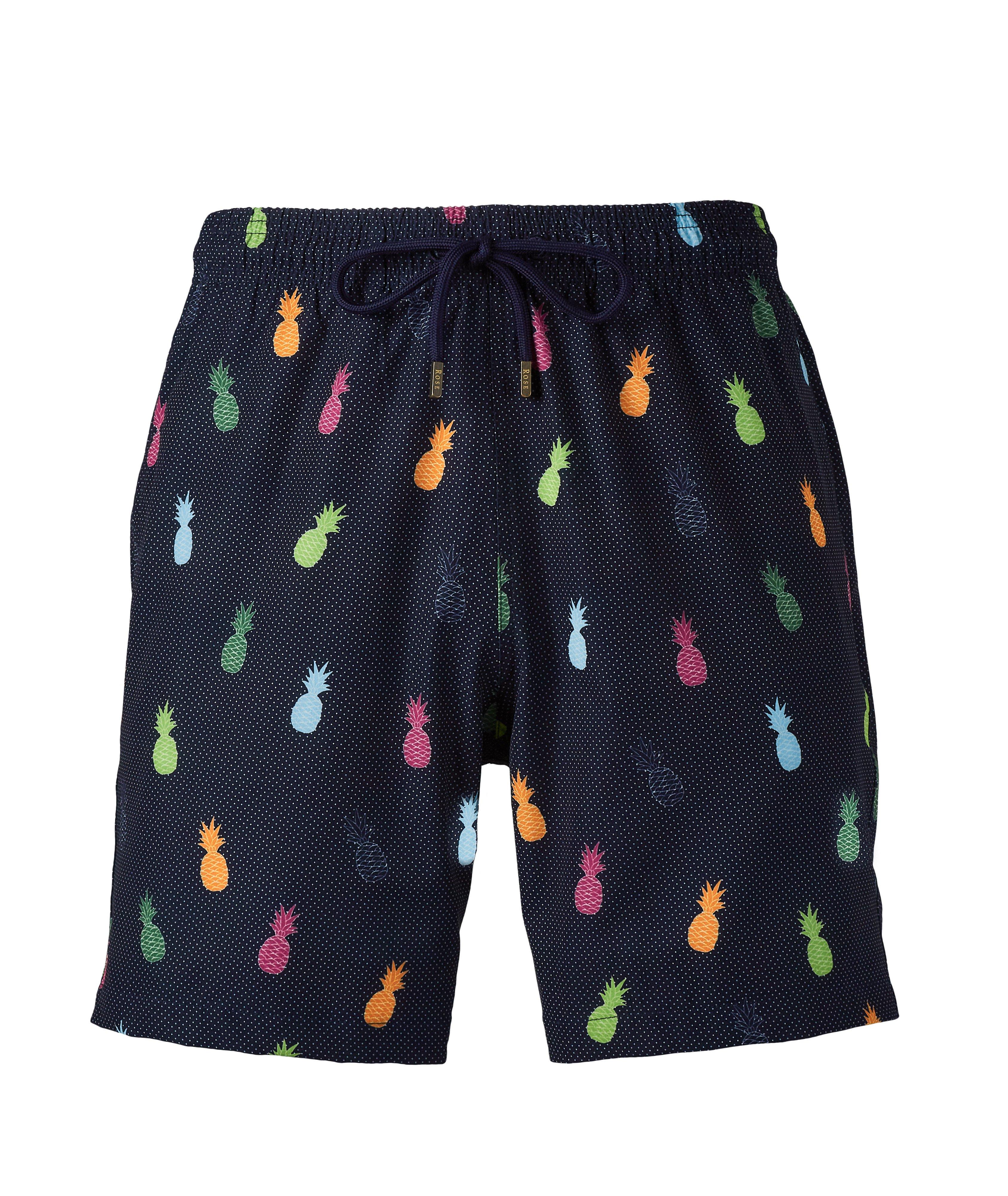 Pineapple Print Swim Shorts image 0