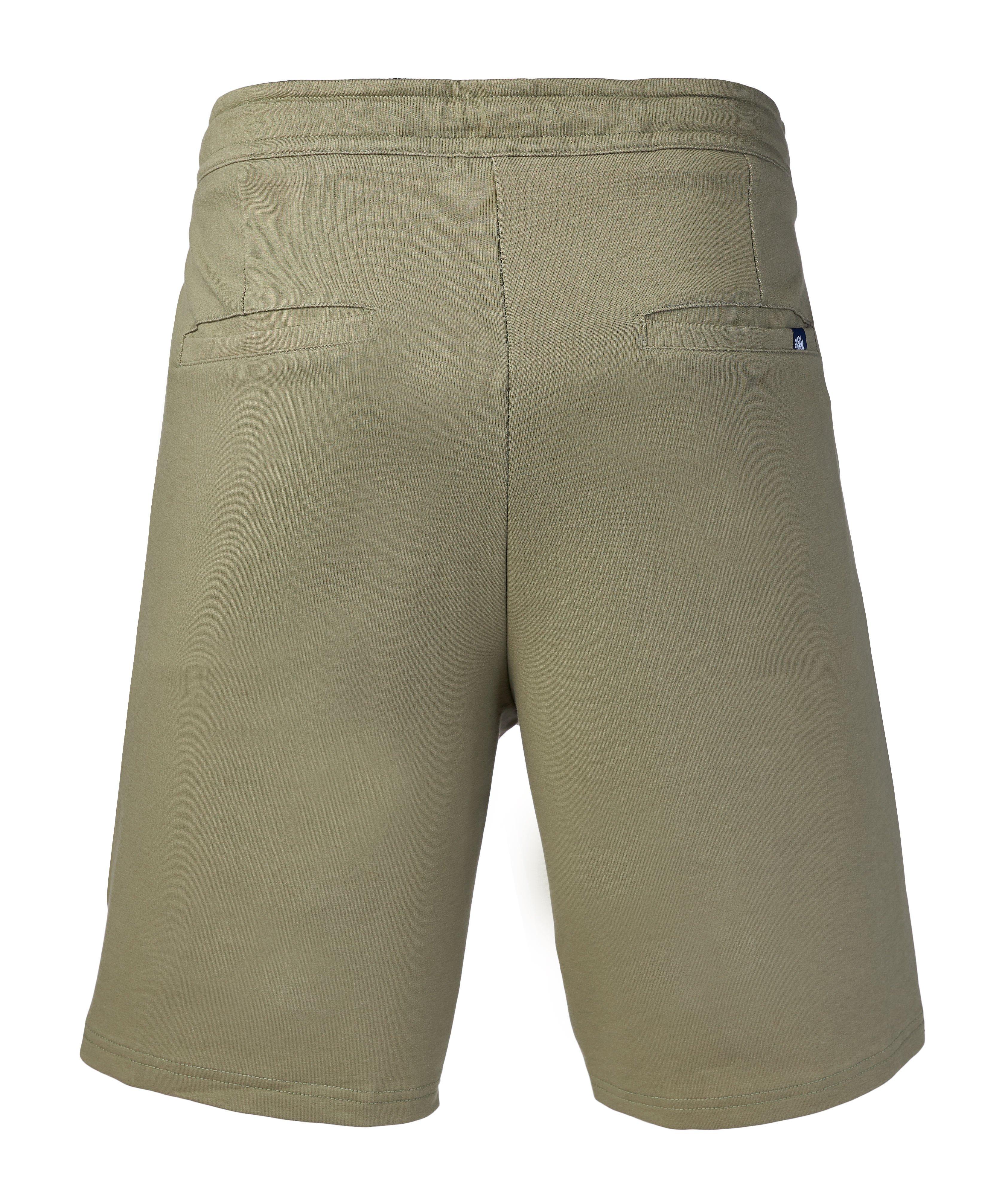 Stretch-Cotton Jersey Knit Shorts image 1