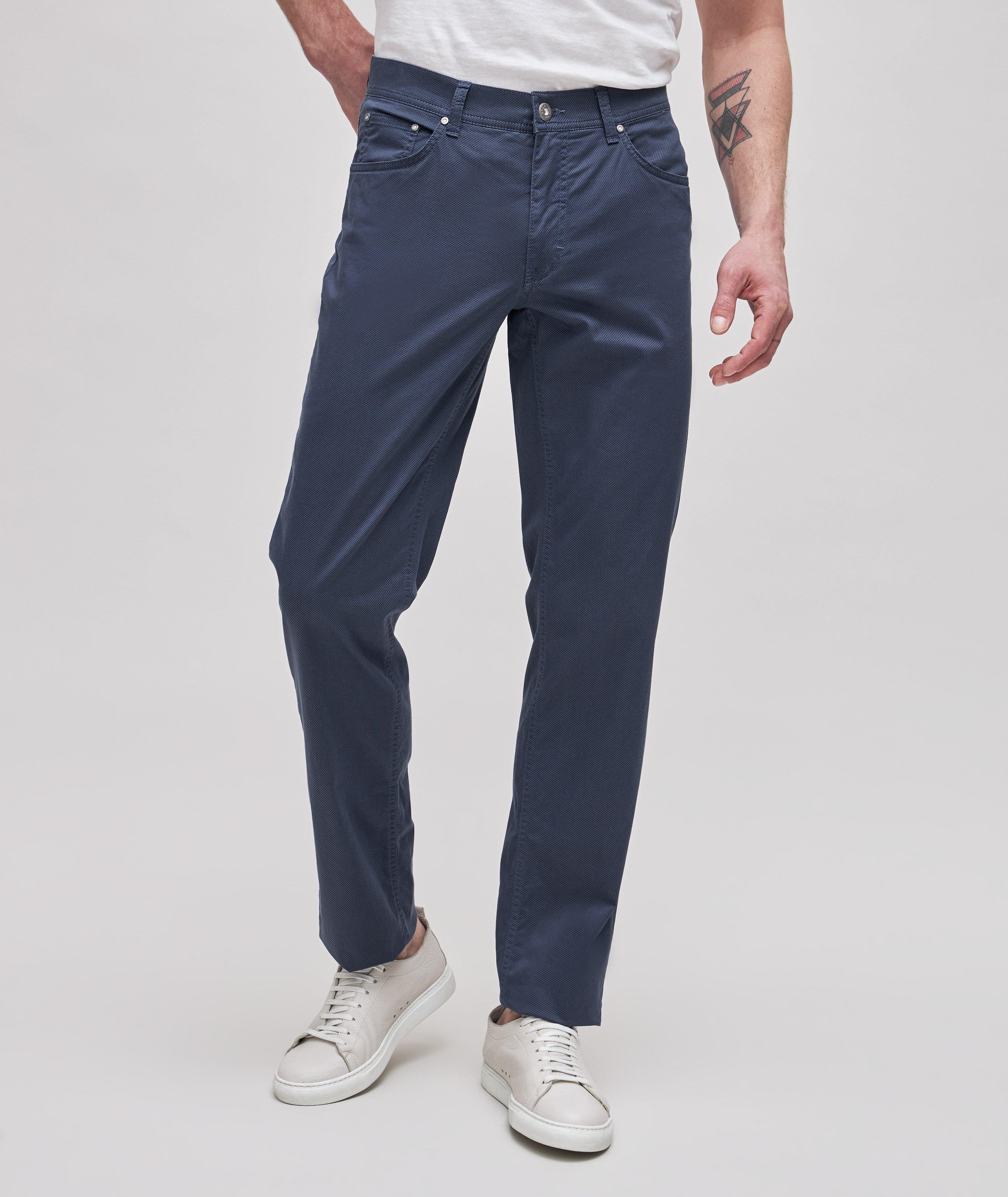 Brax Cooper Fancy Textured Stretch-Cotton Pants | Pants | Final Cut