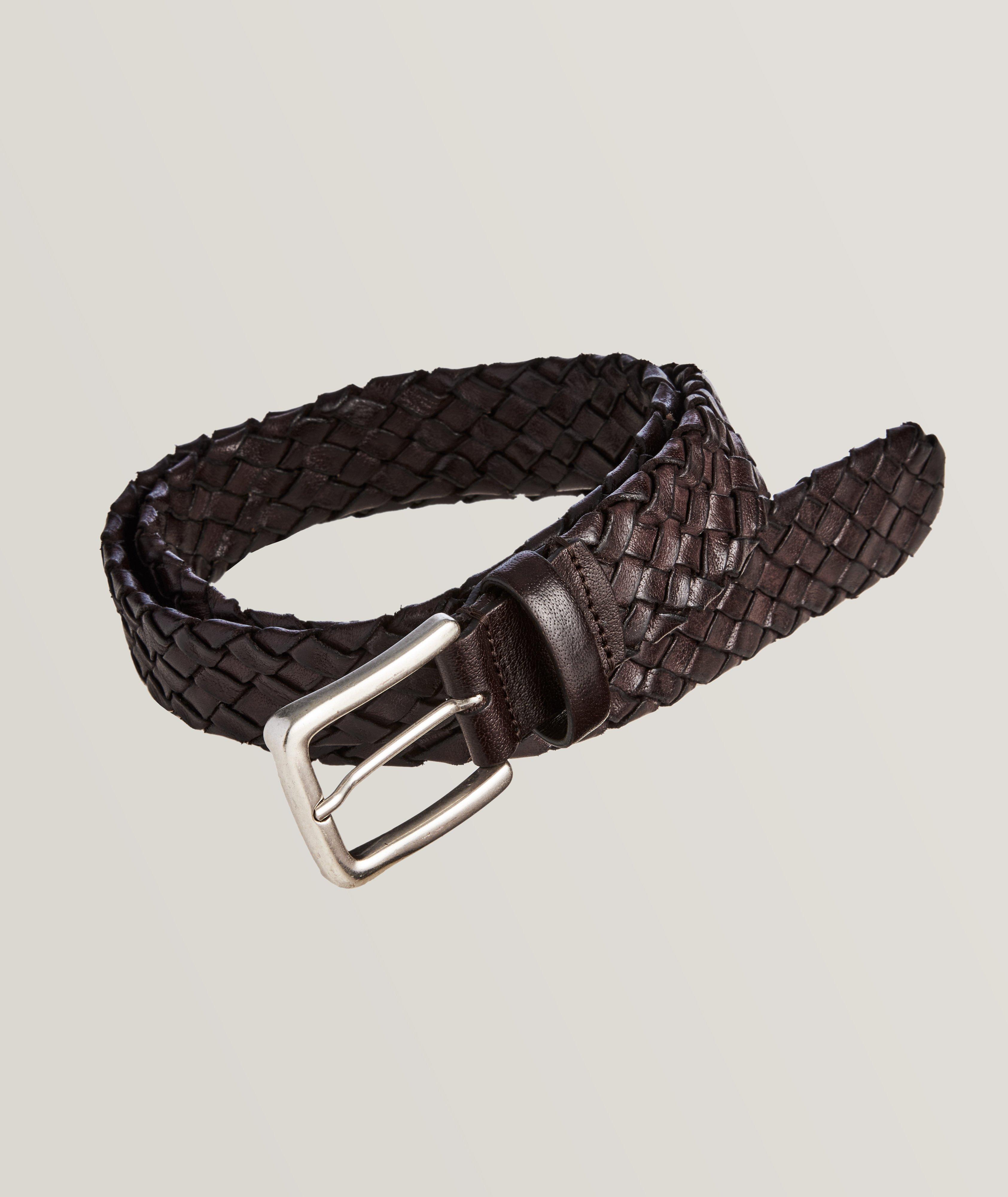 Woven Leather Belt image 0