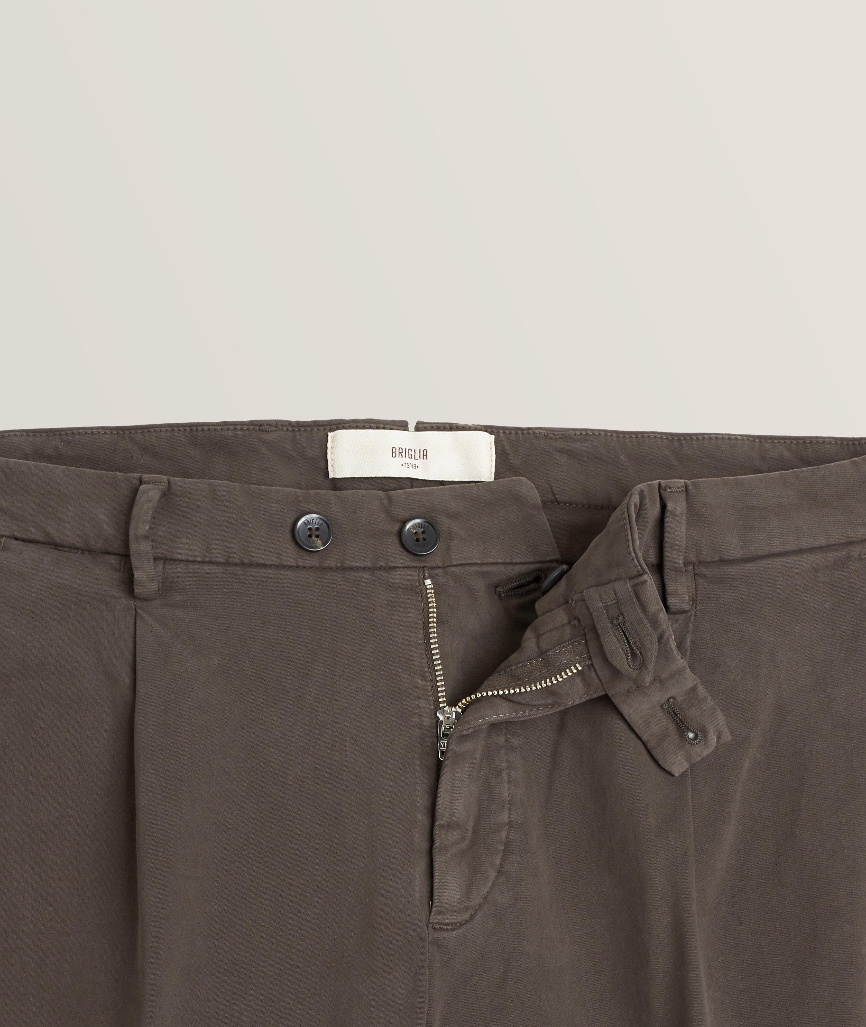 Stretch-Cotton Jersey Chinos image 1