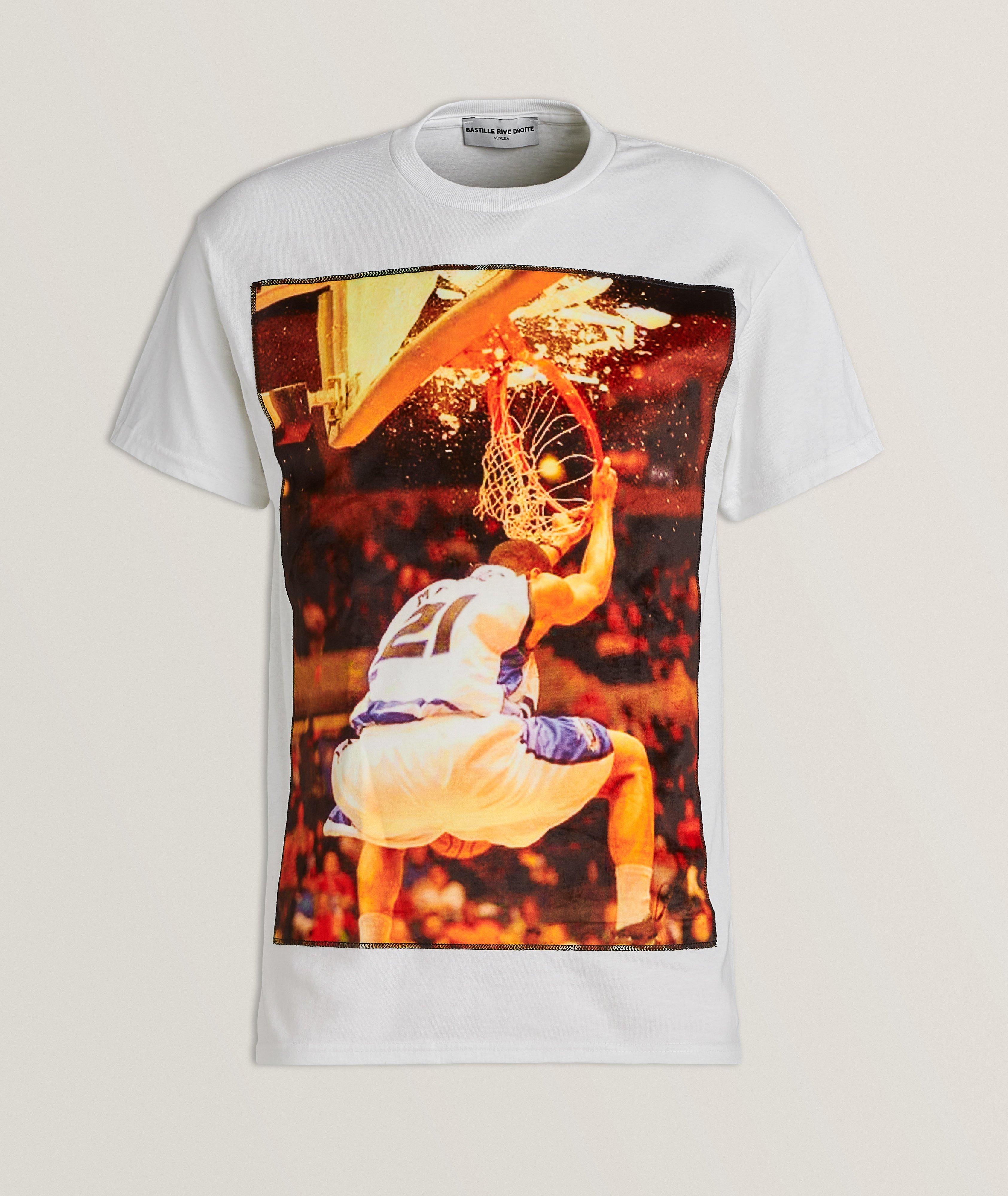 Slam Dunk Print Alcantara-Cotton T-Shirt image 0