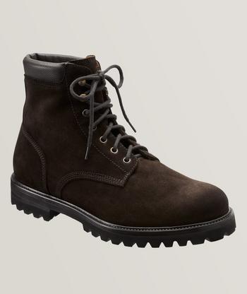 Lace up shop lug boots