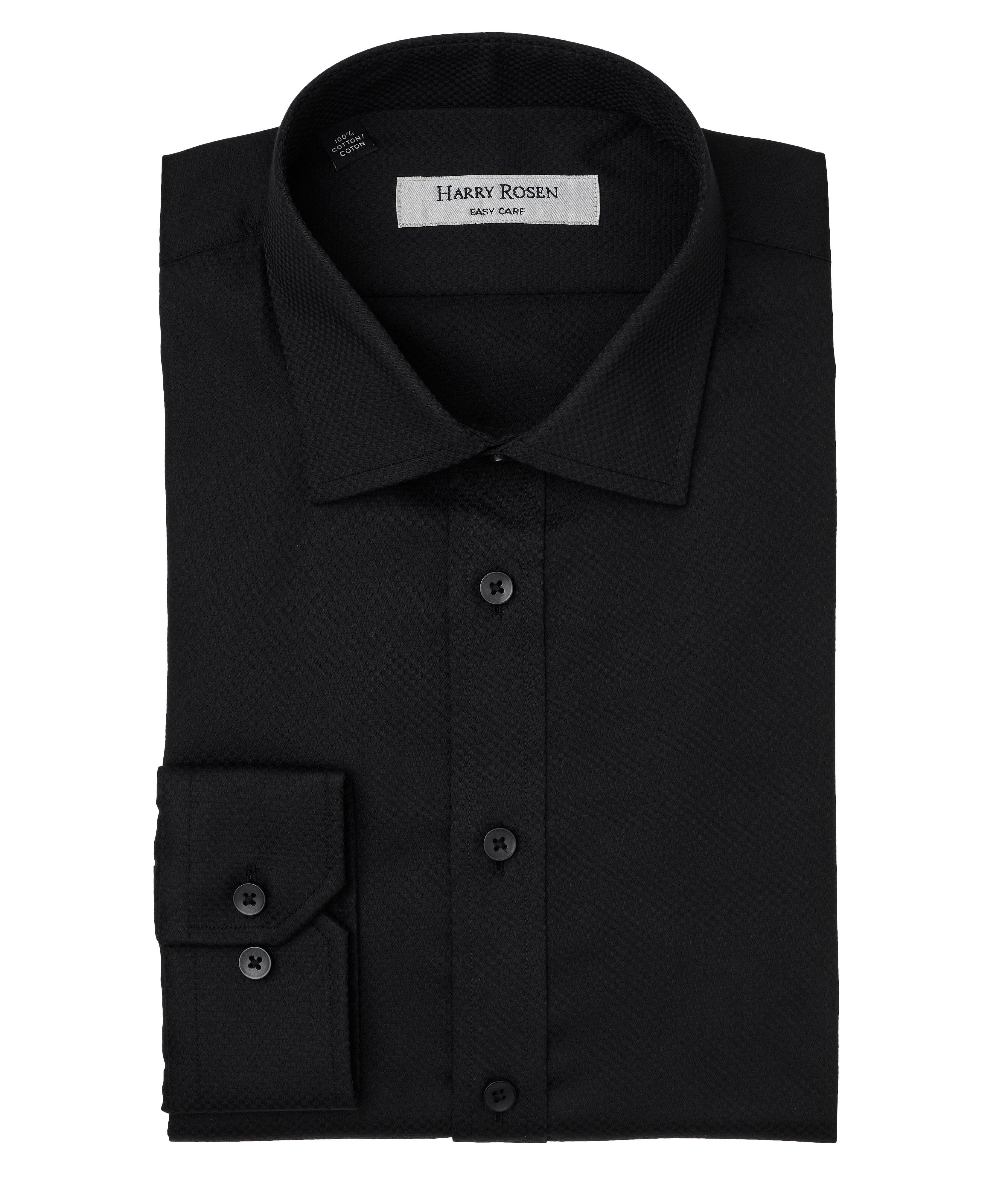 Harry Rosen Tonal Micro-Check Dress Shirt | Dress Shirts | Final Cut