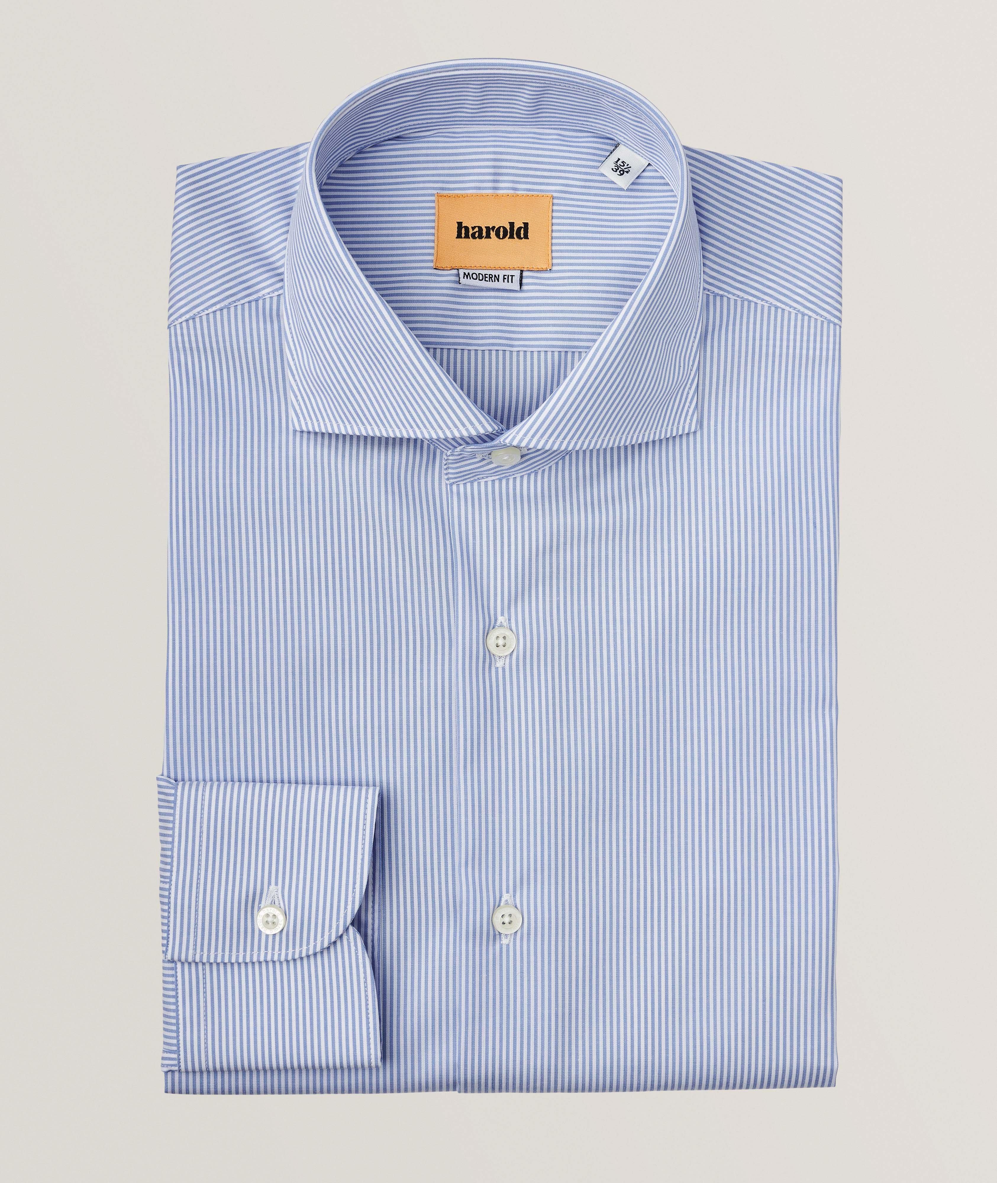 Modern Fit Striped Dress Shirt image 0