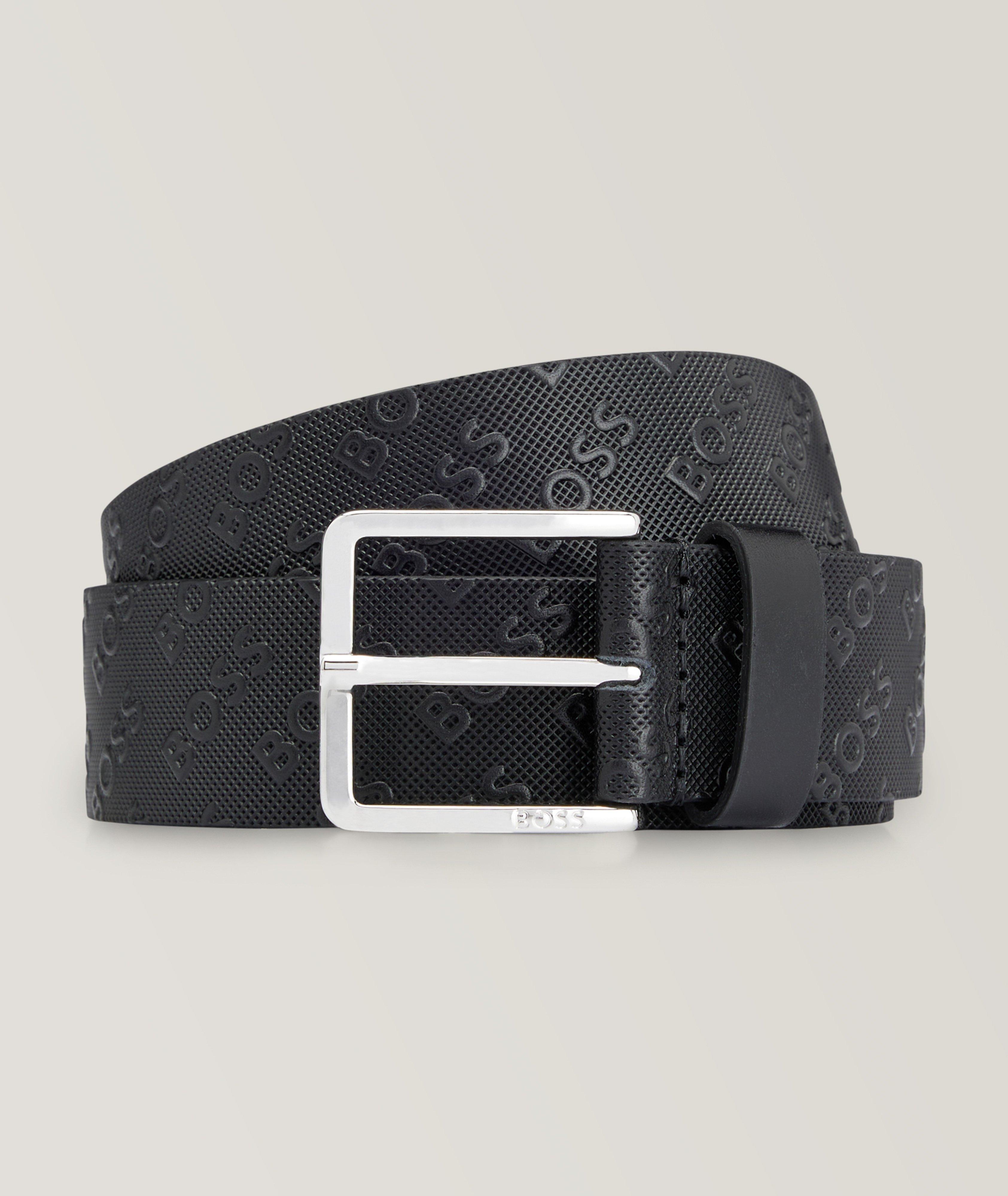Ther Leather Pin-Buckle Belt