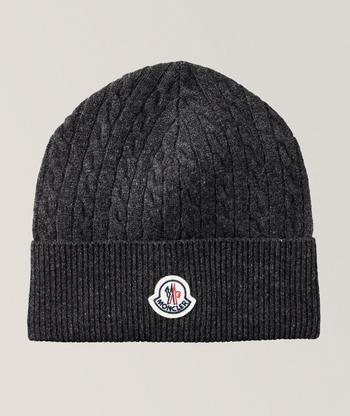 Moncler Ribbed Wool Cashmere Beanie Hats Harry Rosen