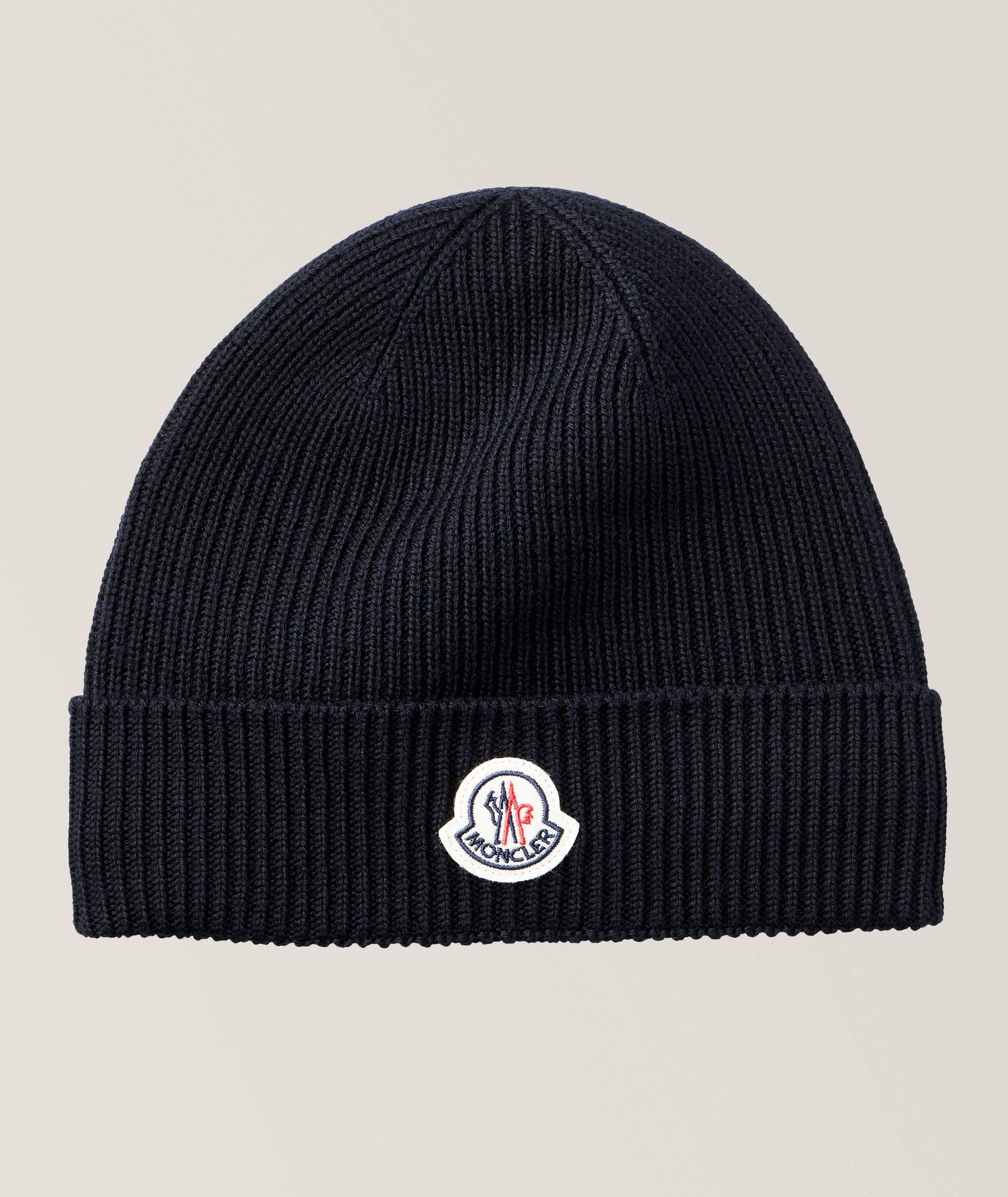 Berretto Tricot Patch Logo Virgin Wool Toque