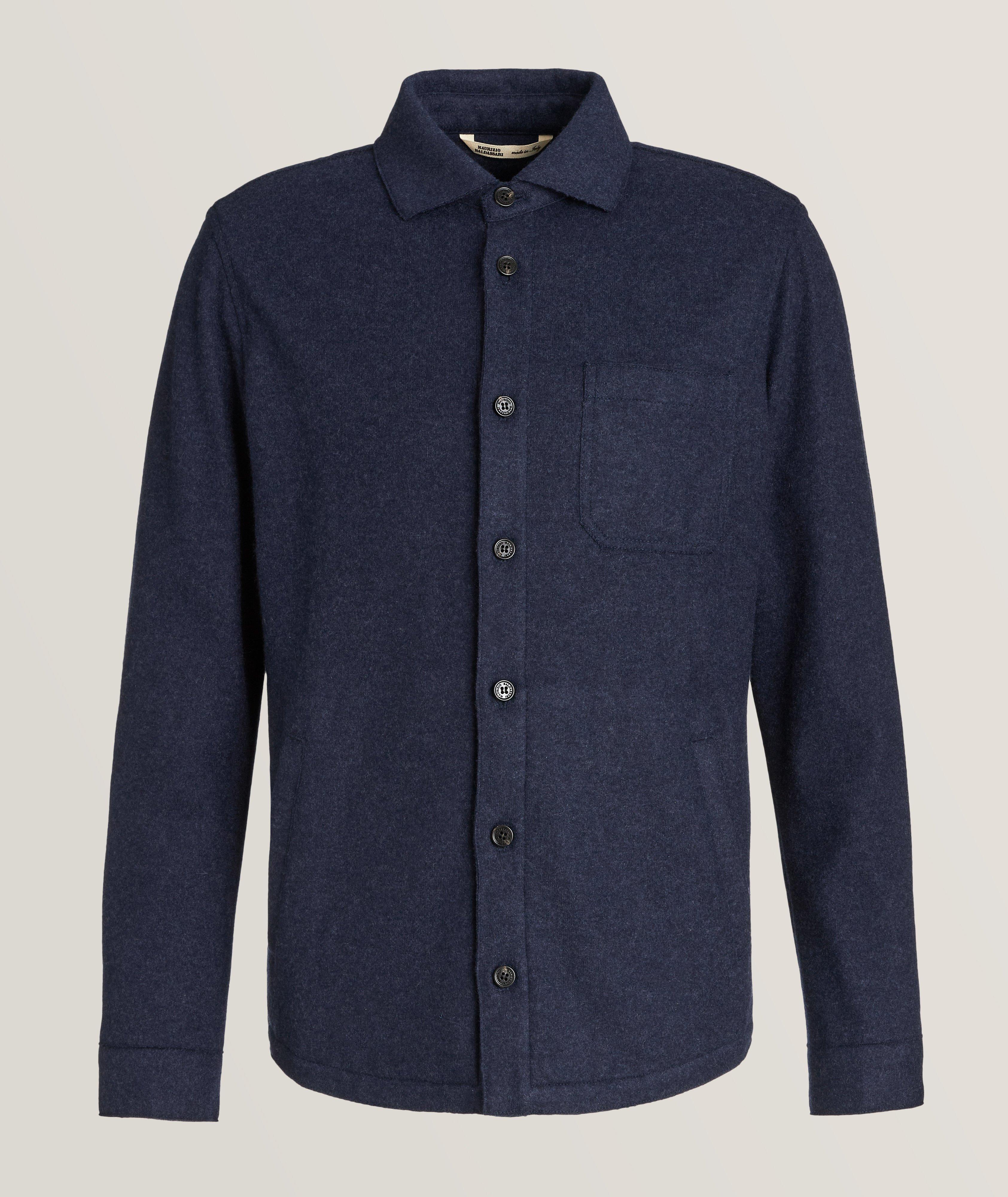 Maurizio Baldassari Brera Cashmere Felt Overshirt