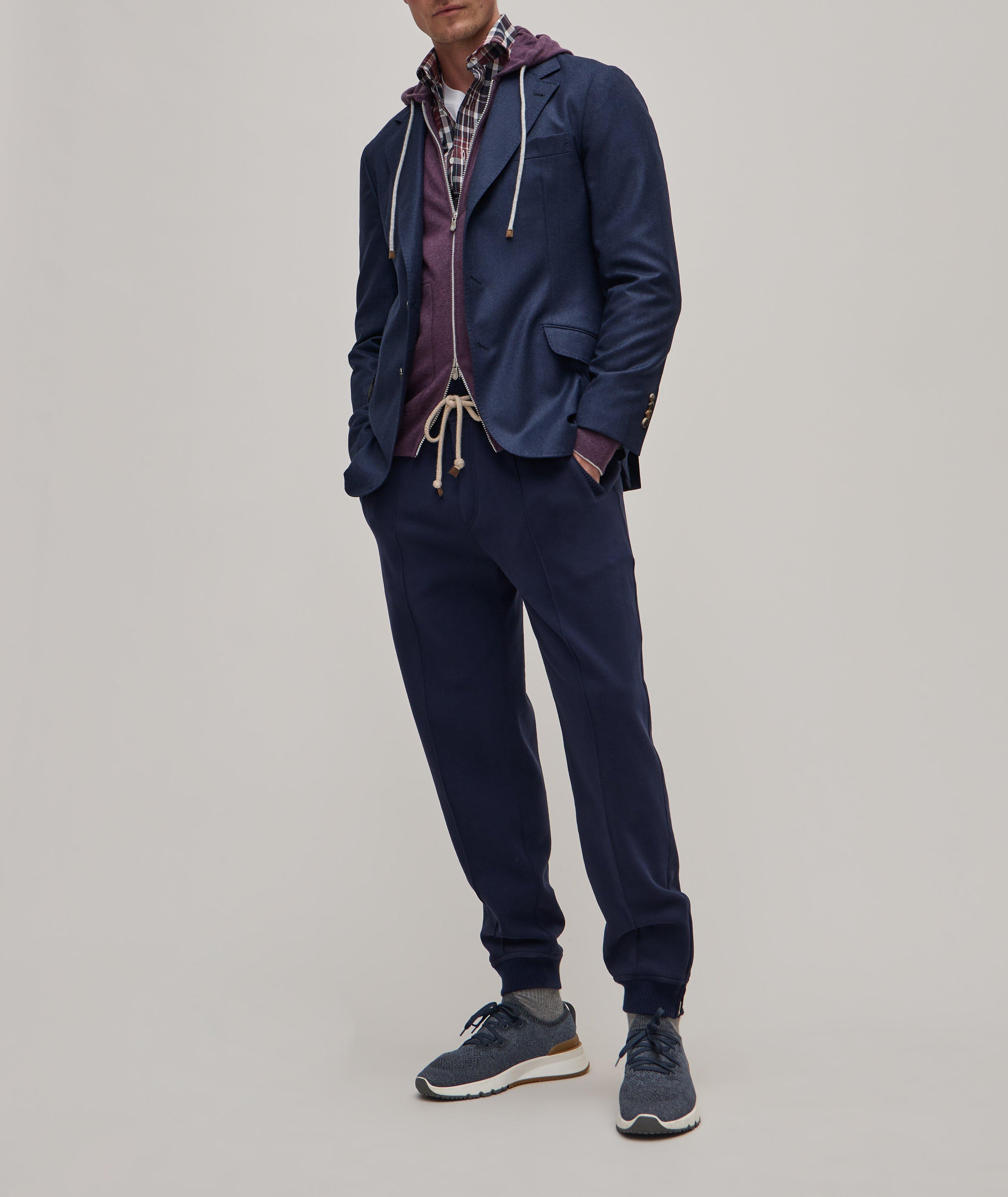 Cashmere Full-Zip Hooded Sweater image 3