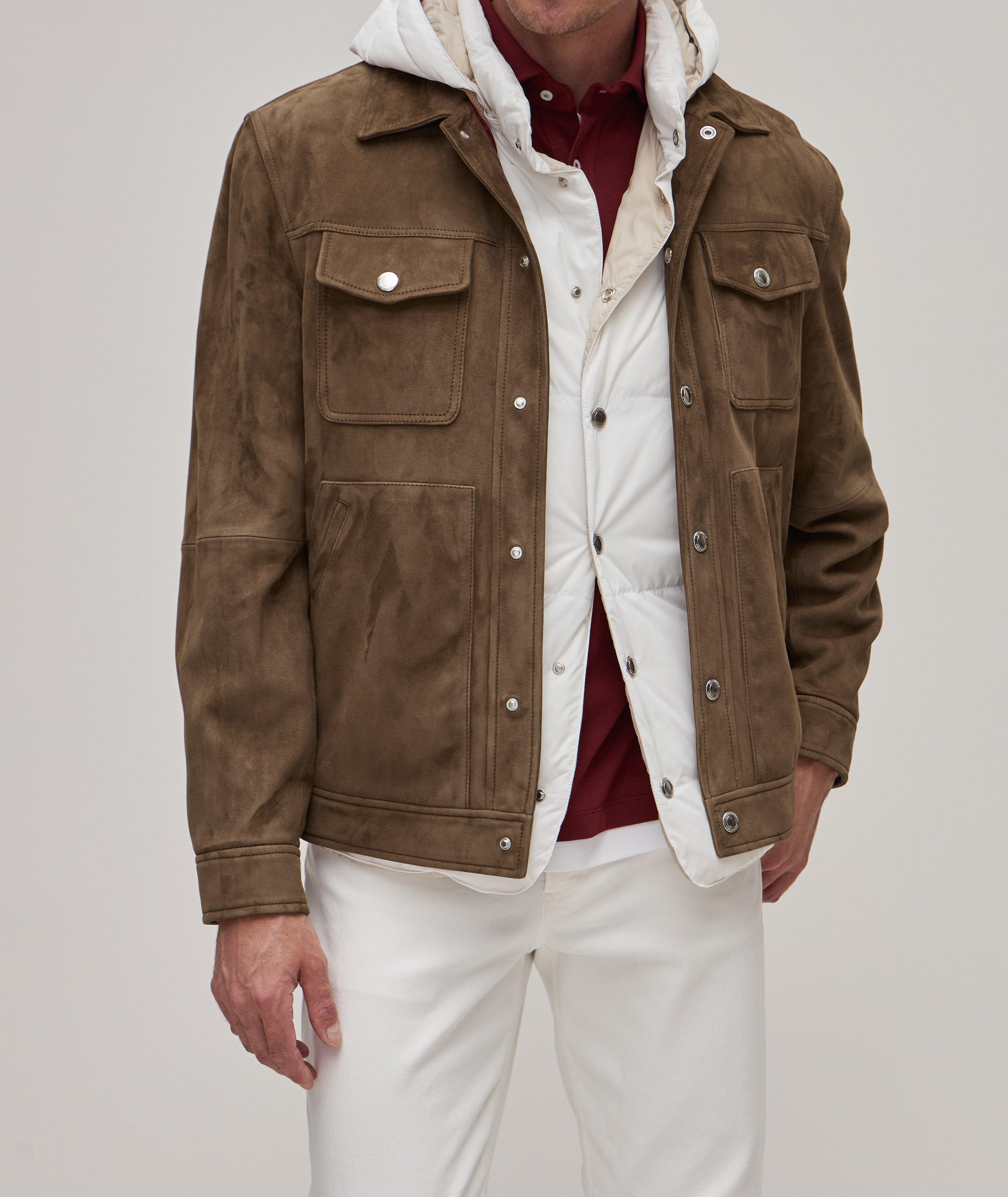 Suede Trucker Jacket image 1