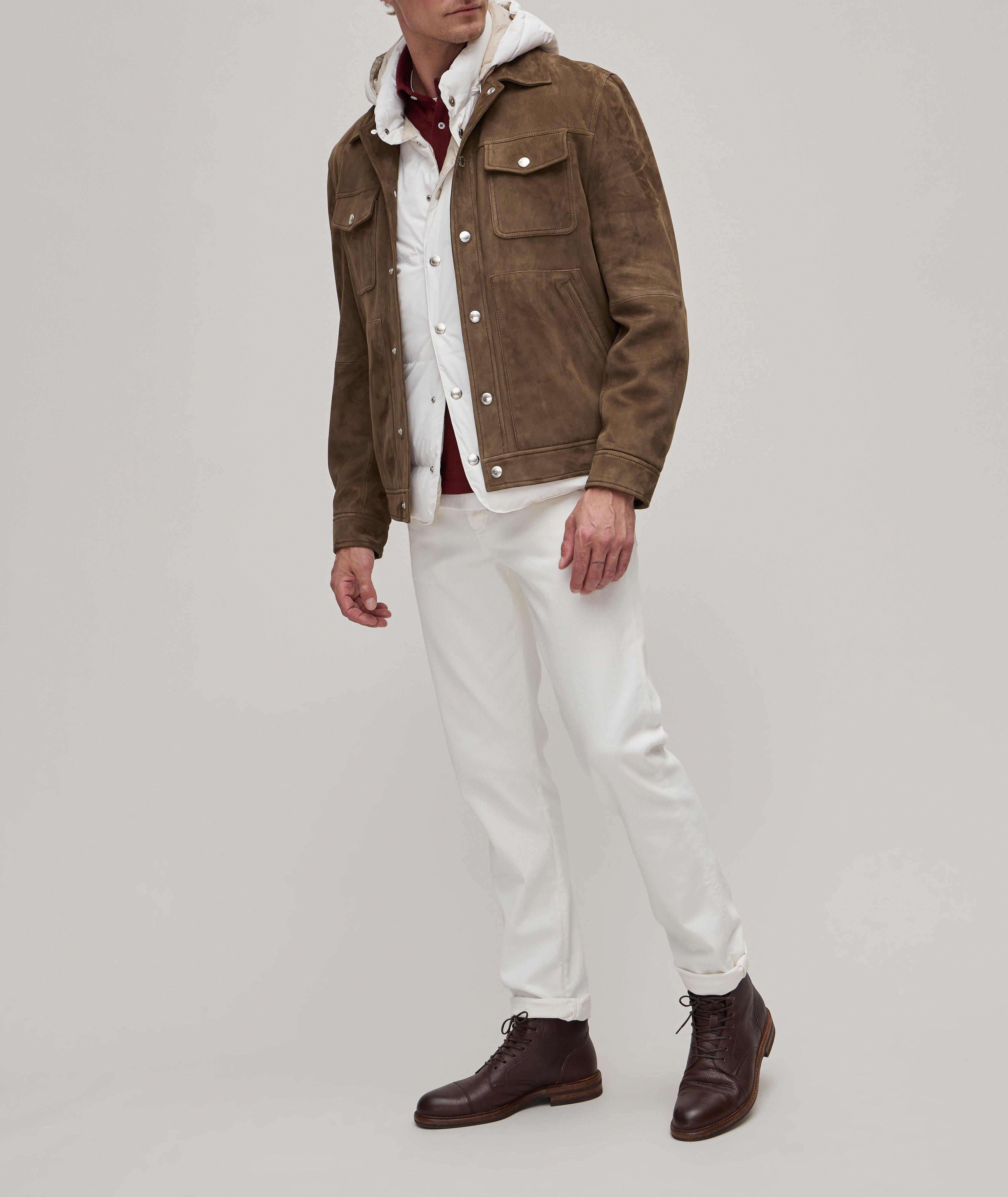 Suede Trucker Jacket image 3