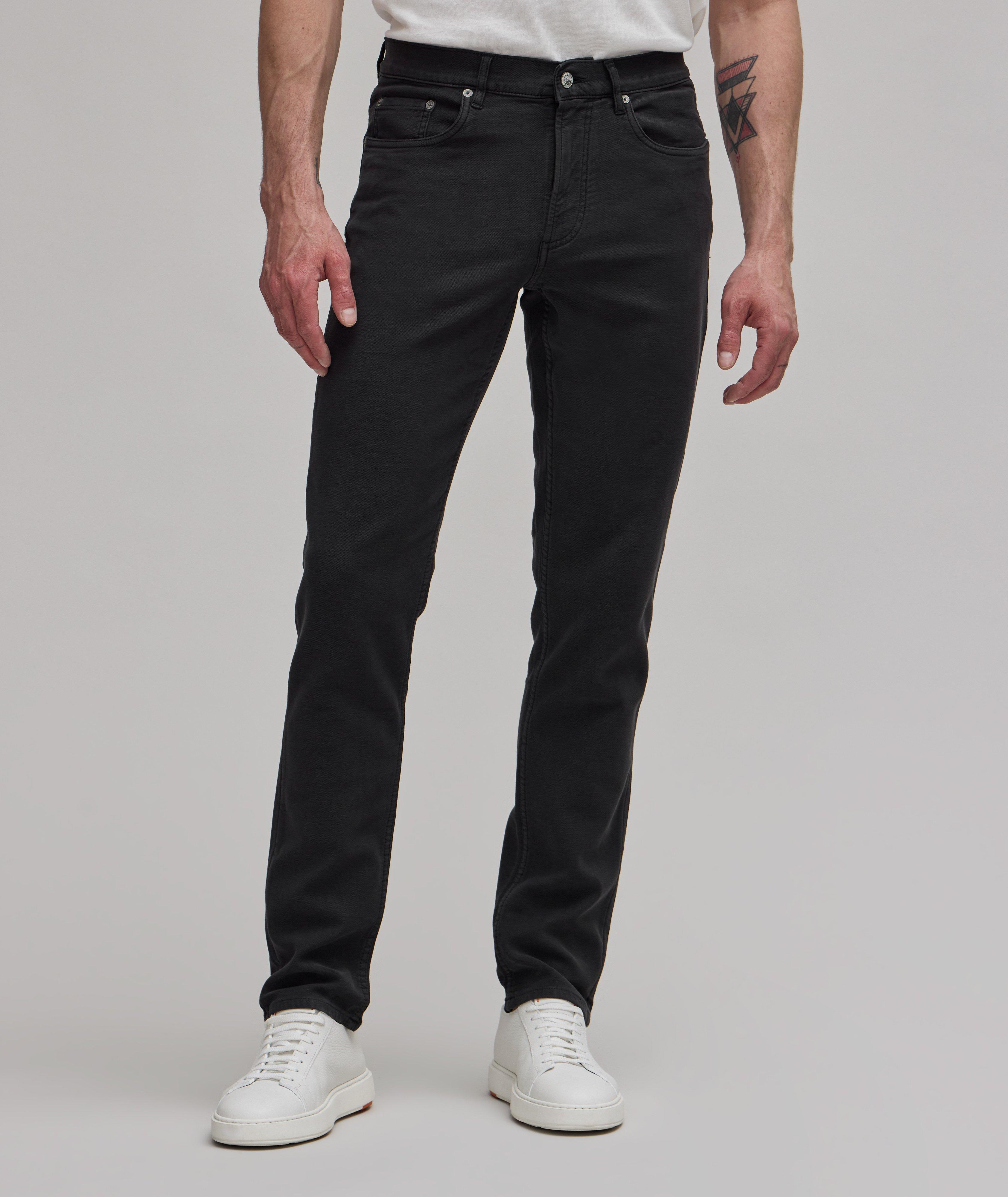 Pantalon en coton extensible image 0