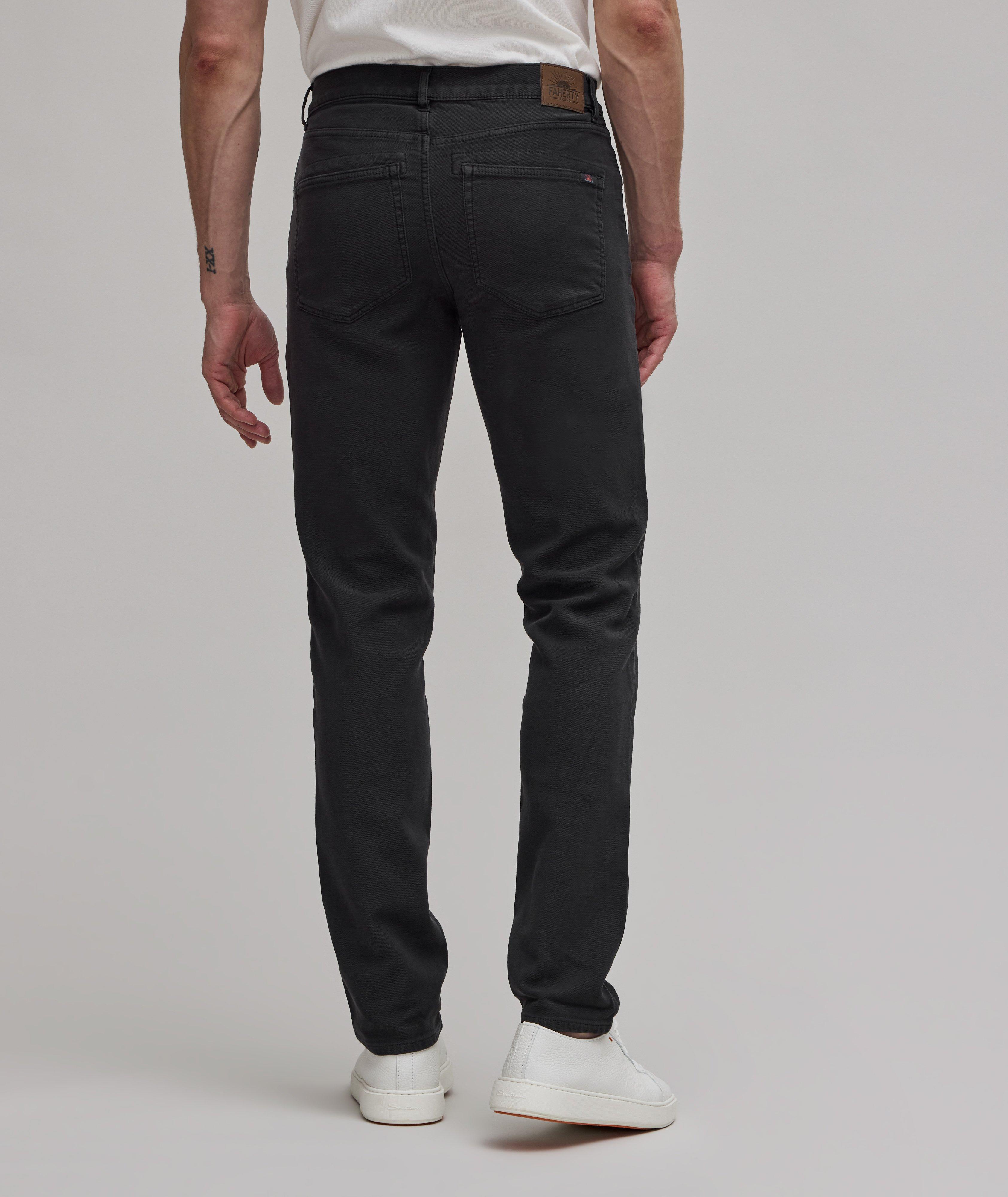 Pantalon en coton extensible image 1
