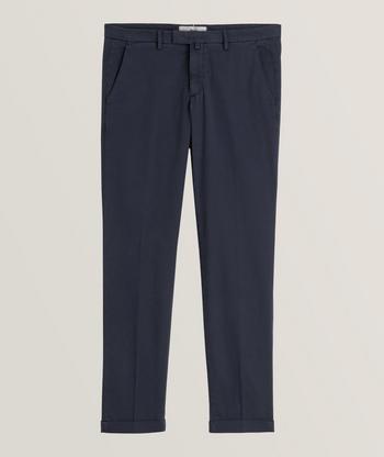 Mason's Slim-Fit Torino Jersey Stretch-Cotton Pants