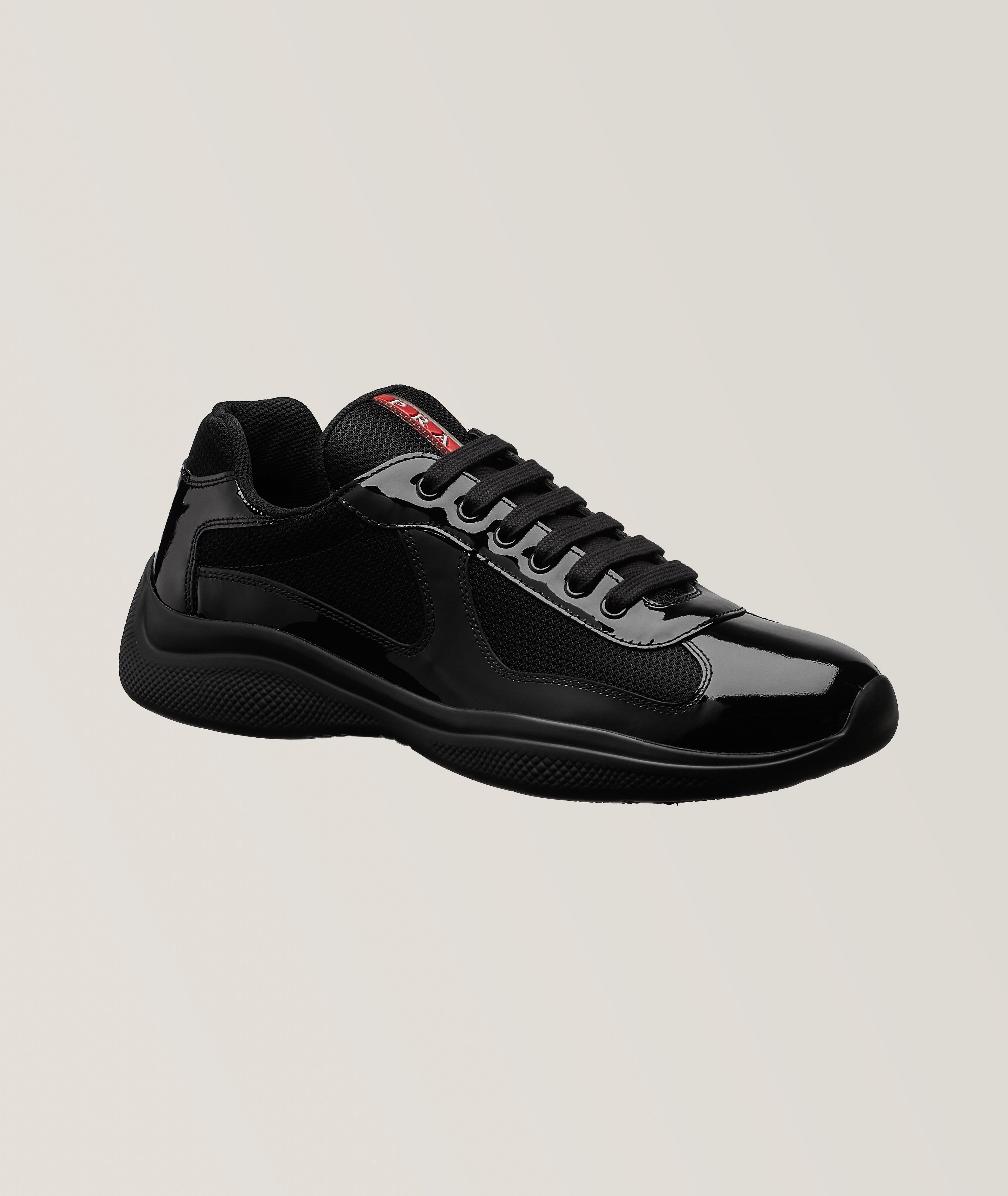 Prada Chaussure Sport Coupe De L’America En Noir , Taille Homme 6