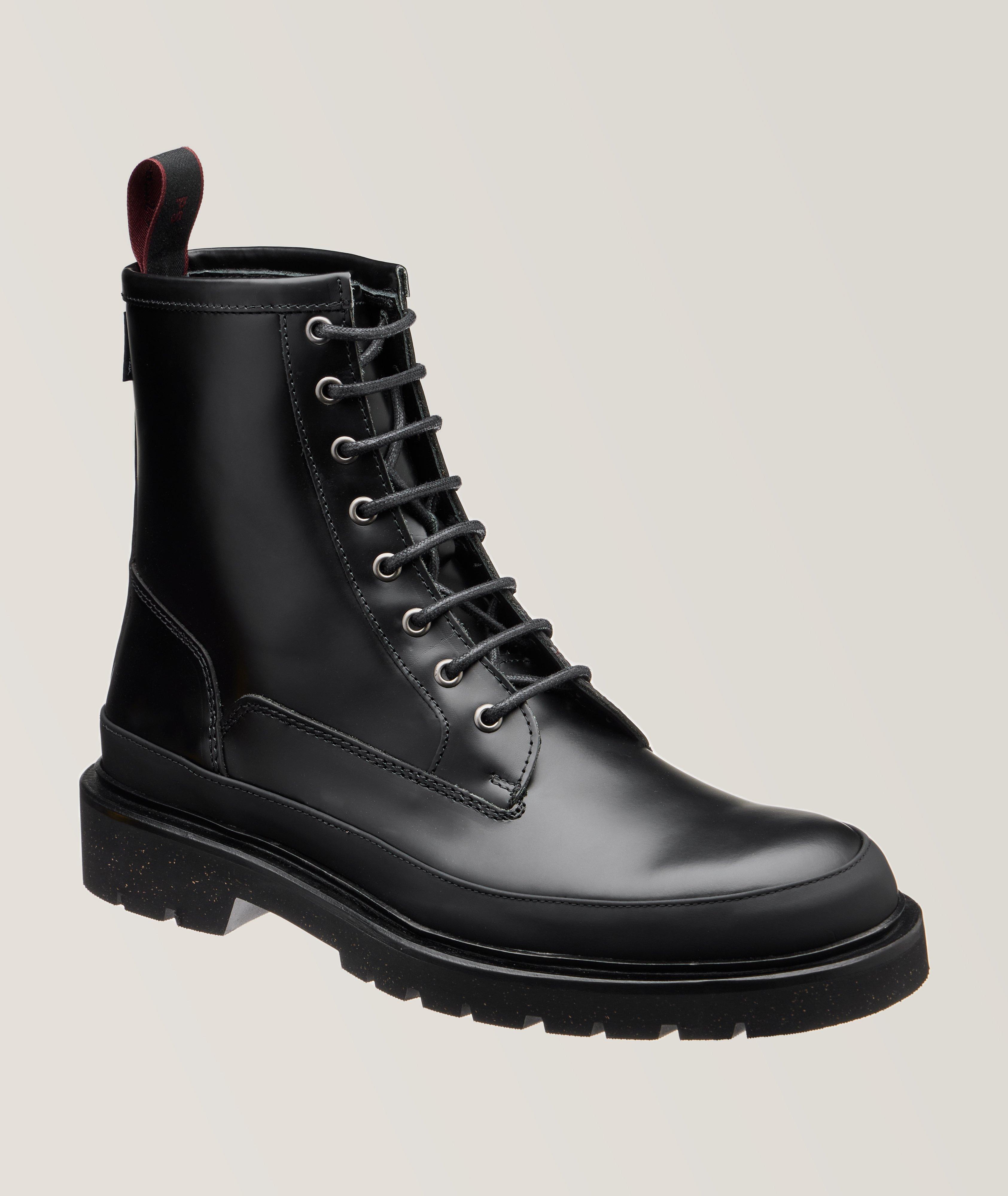Barents Spazzolato Leather Lace-Up Boots image 0