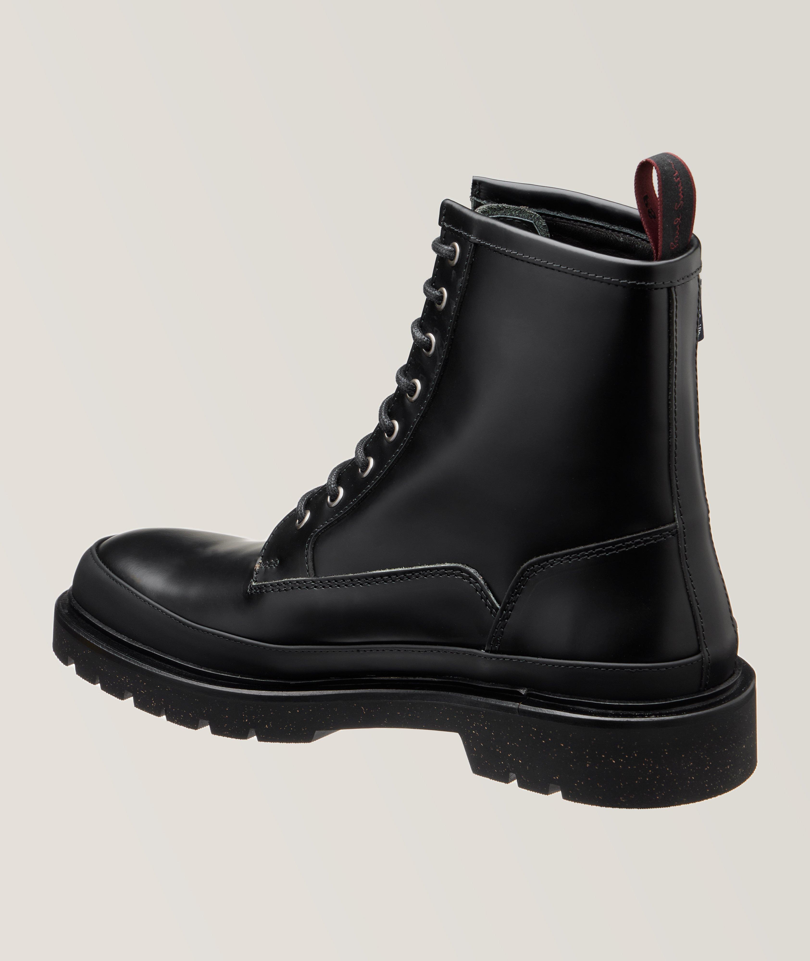 Barents Spazzolato Leather Lace-Up Boots image 1