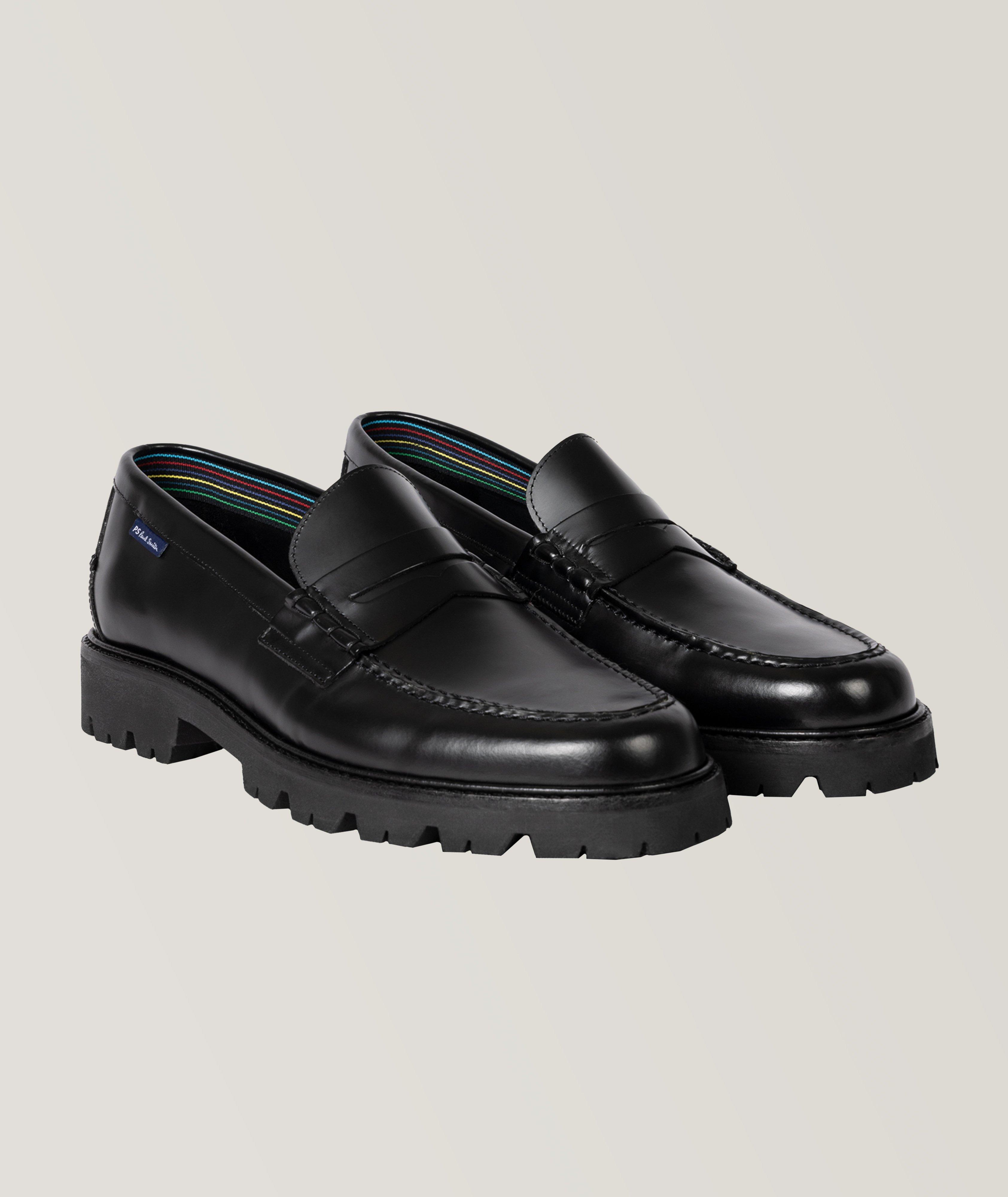 Leather Penny Loafers image 0