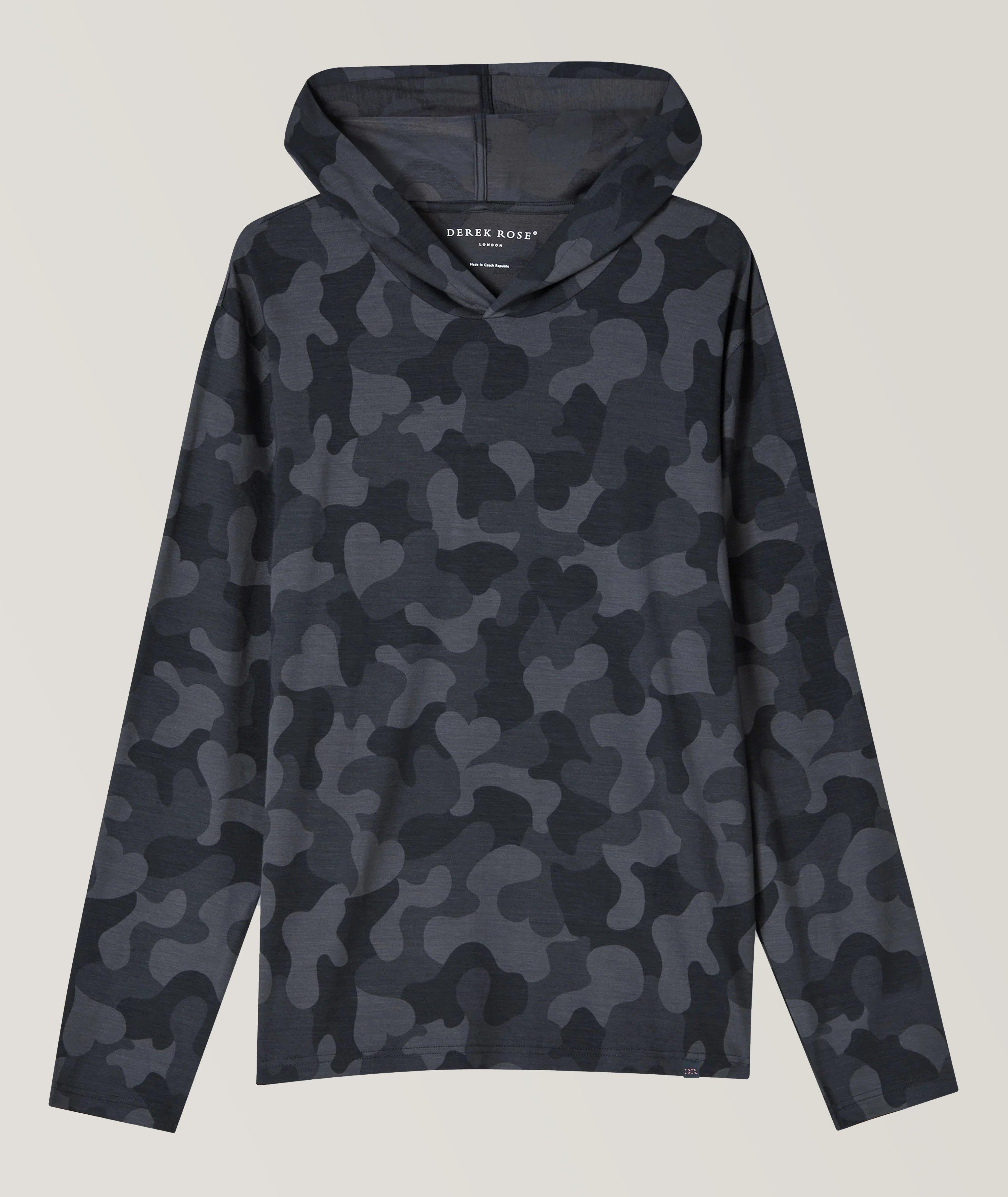 London 11 Stretch-Cotton Micro Modal Hoodie