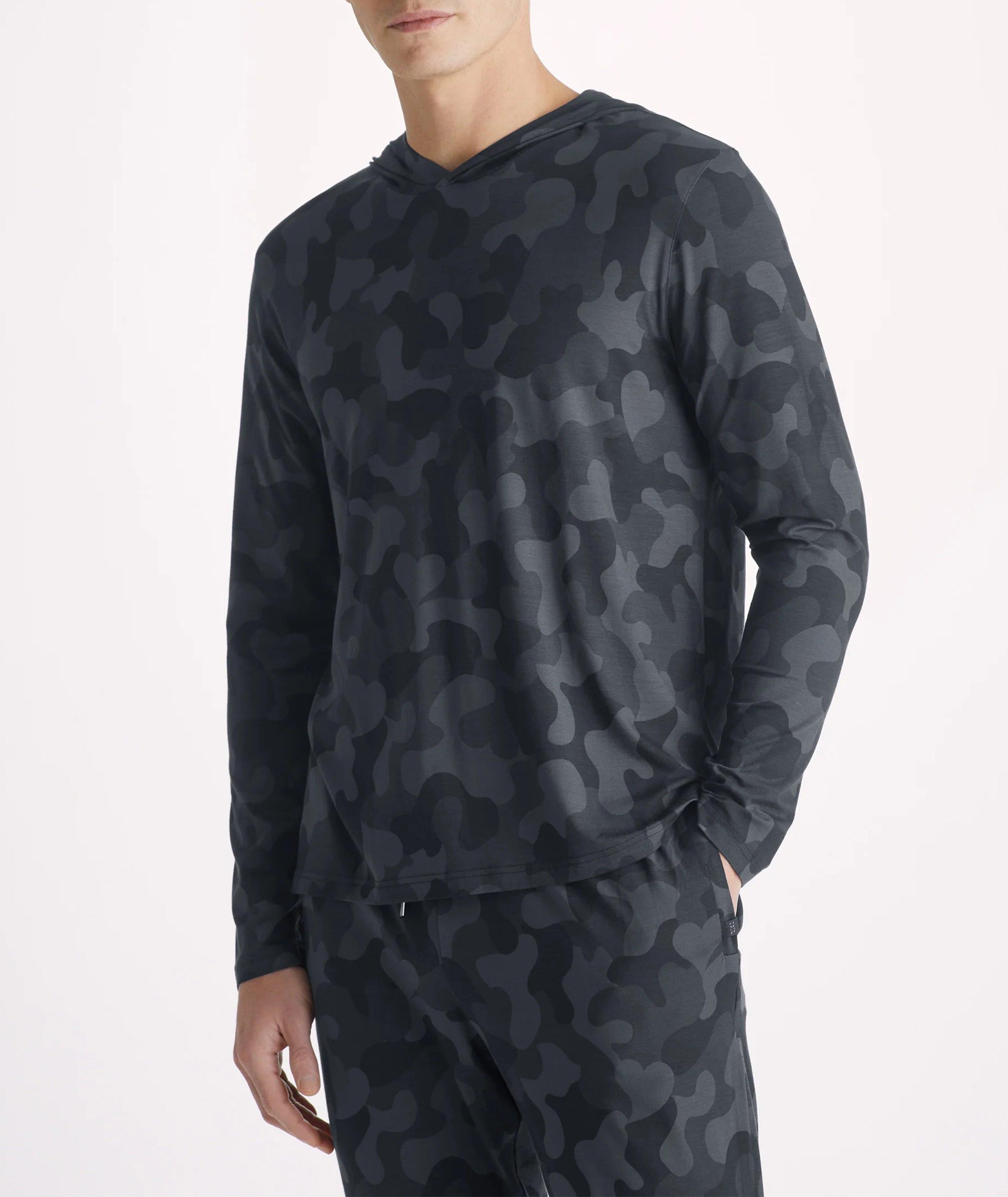 London 11 Stretch-Cotton Micro Modal Hoodie image 1