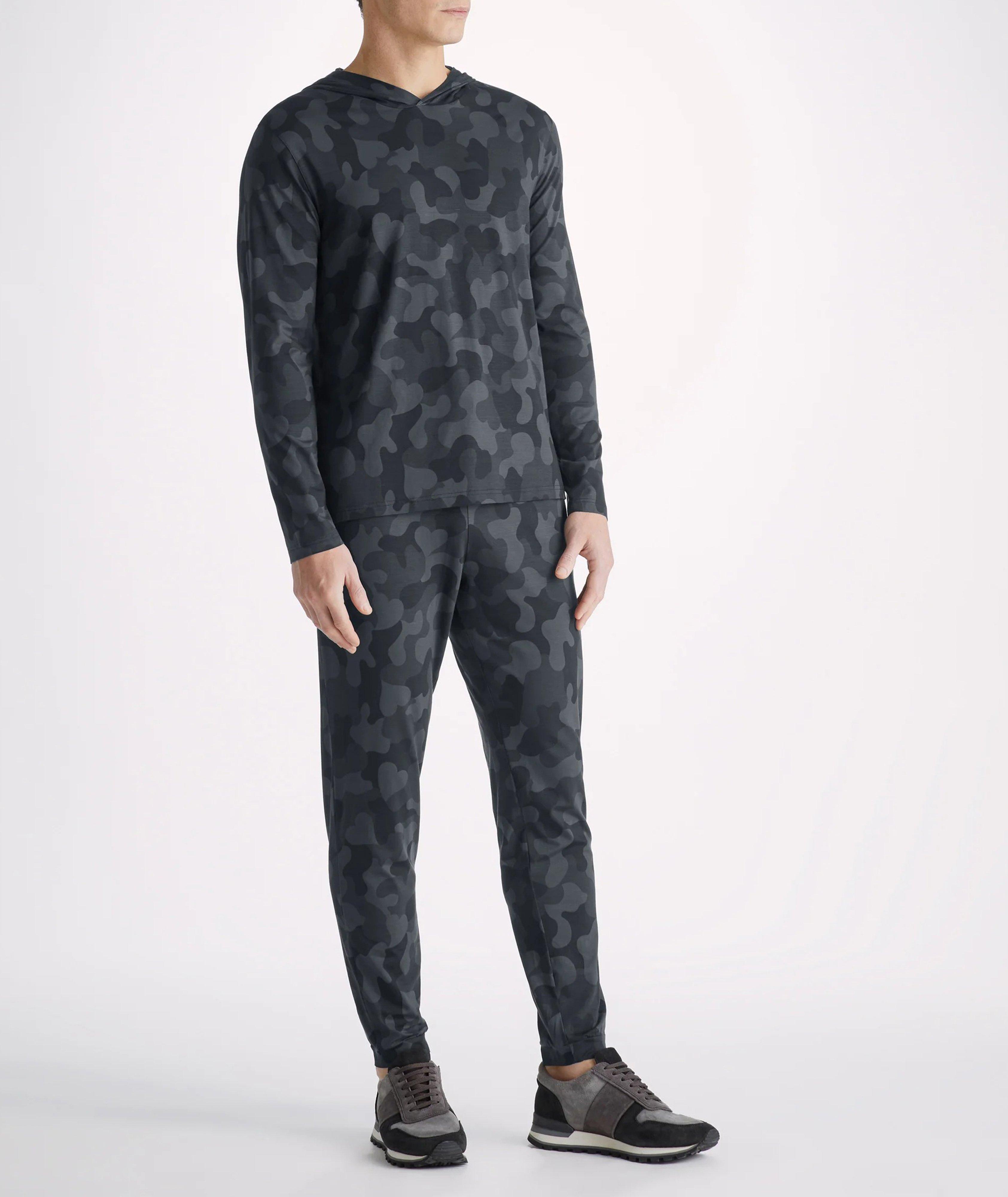 London 11 Stretch-Cotton Micro Modal Hoodie image 3