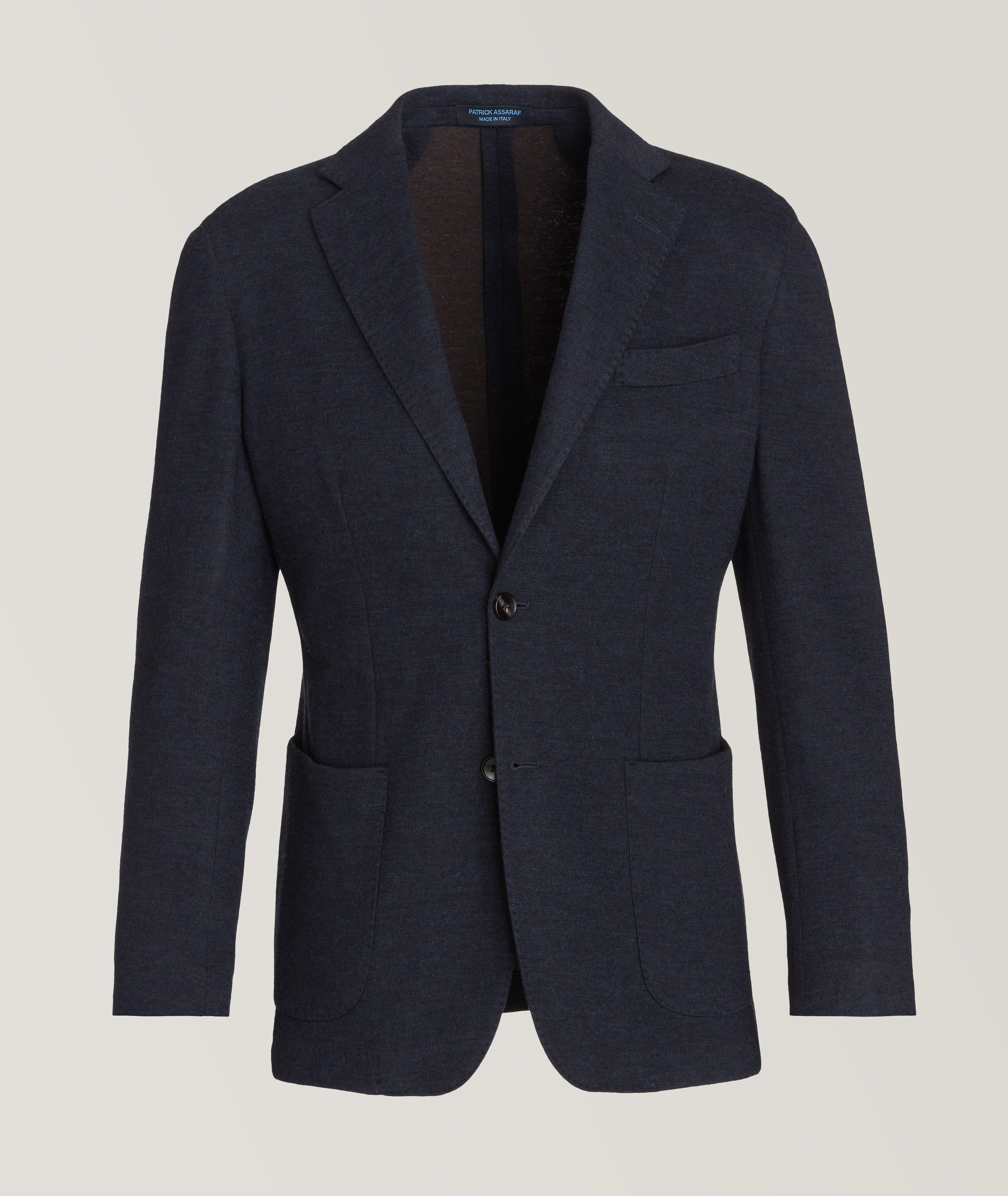 Wool-Cotton Double Fleece Sport Jacket image 0