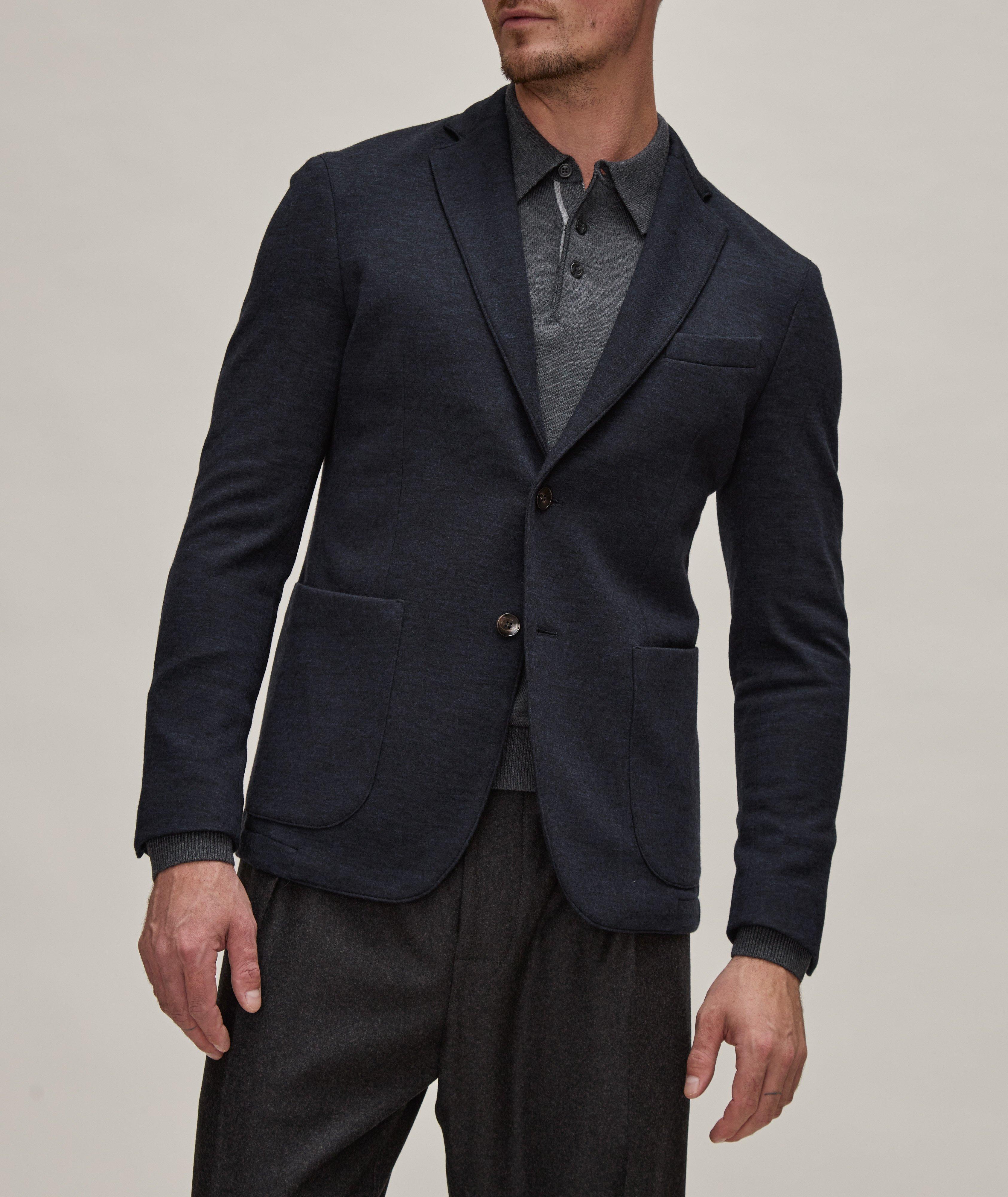 Wool-Cotton Double Fleece Sport Jacket image 1