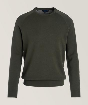 Long Sleeve Henley Shirt - PATRICK ASSARAF, Luxury Designer Fashion