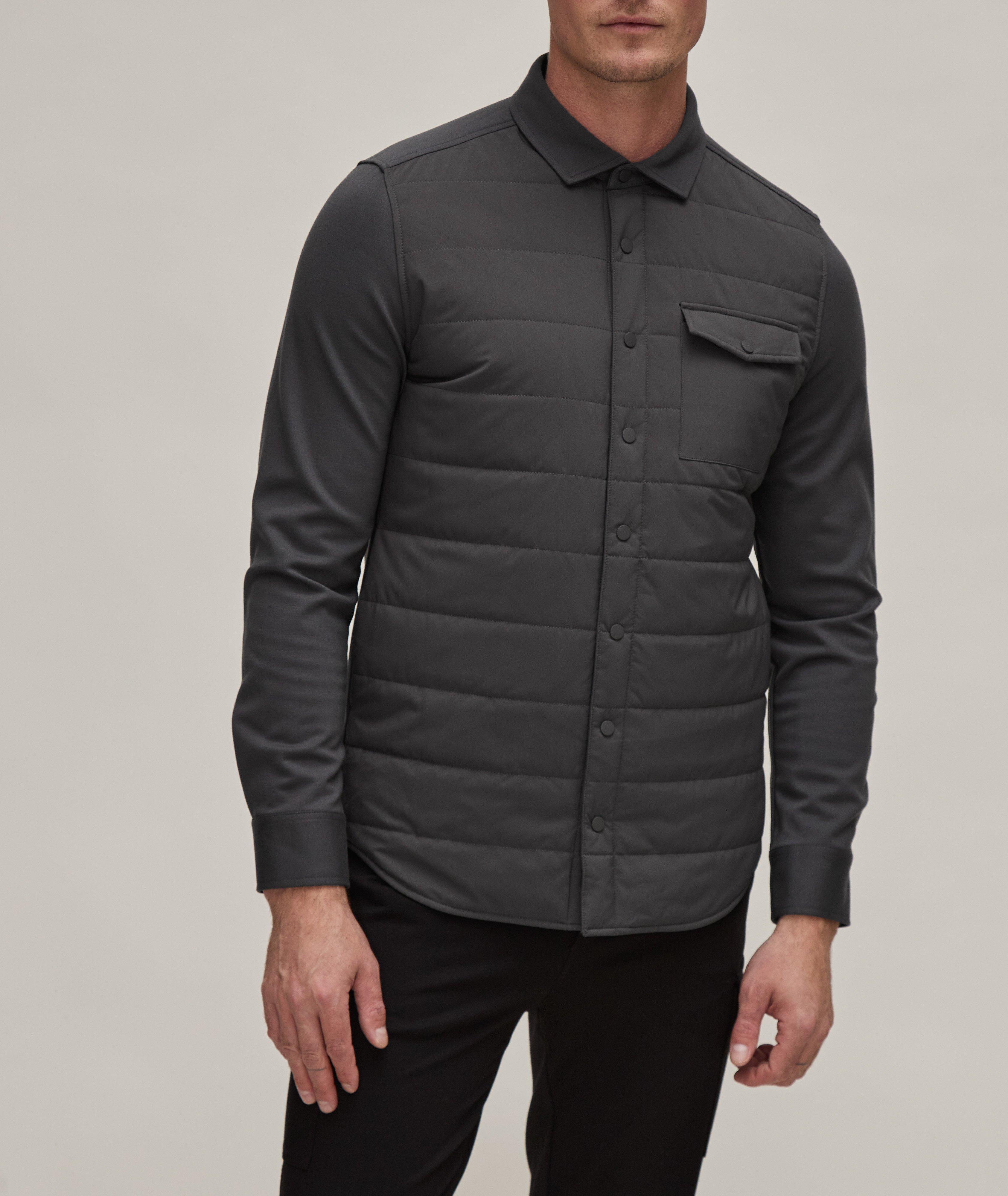 Quilted Snap Button Overshirt image 1