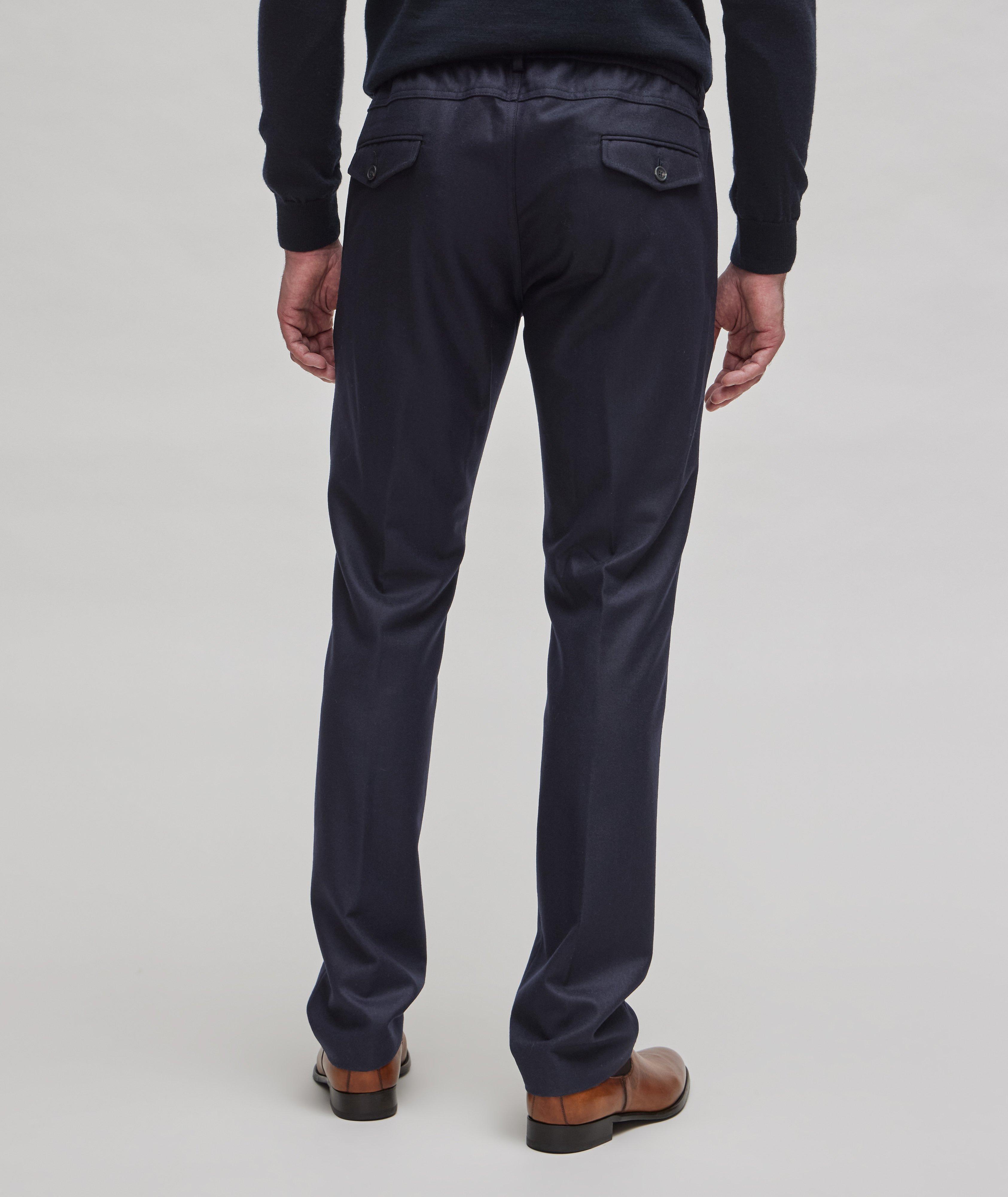 Drawstring Wool Pants image 3