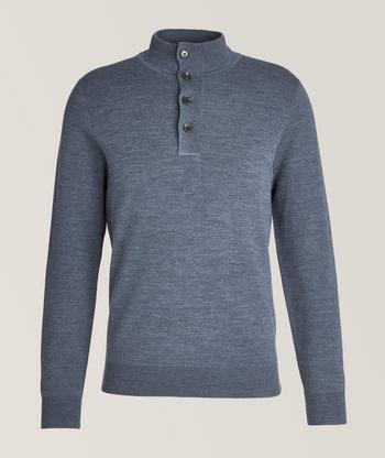 BOSS V-Neck Virgin-Wool Sweater, Sweaters & Knits