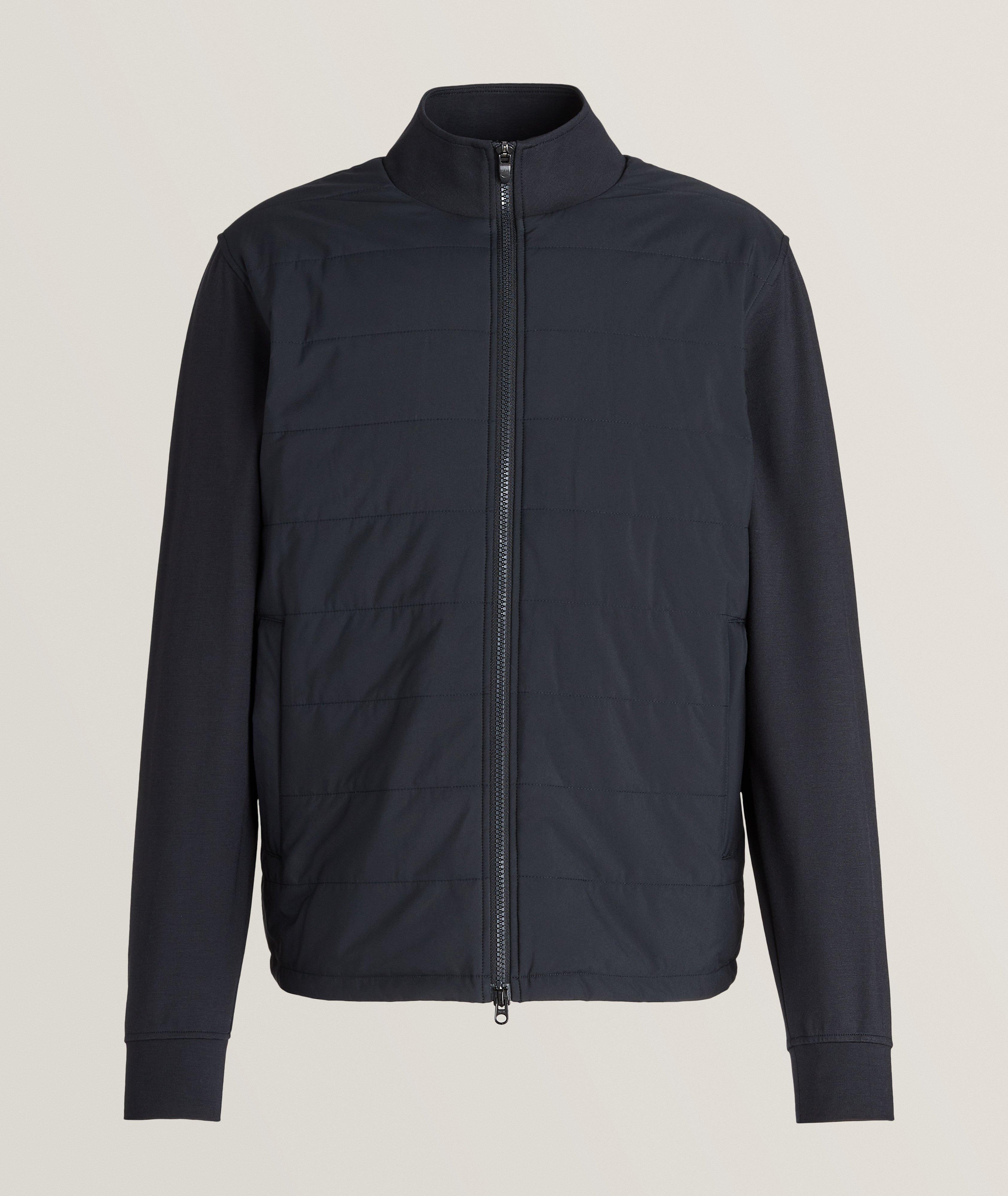 Stretch-Viscose Blend Quilted Jacket image 0